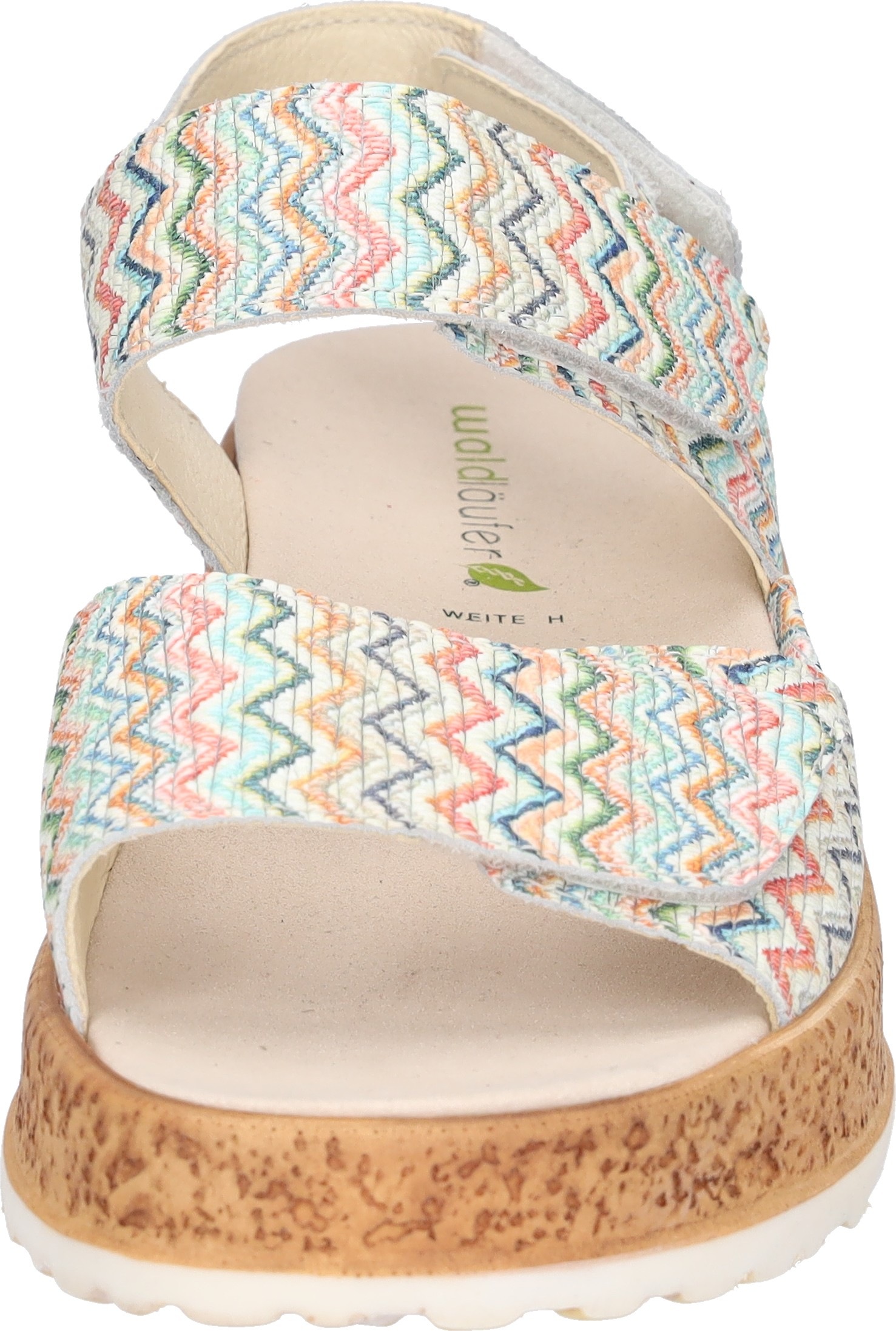 Waldläufer Plateausandale »H-LIBBY«  Sommerschuh, Sandalette, Bequemschuh mit Klettverschlüsse, H-Weite