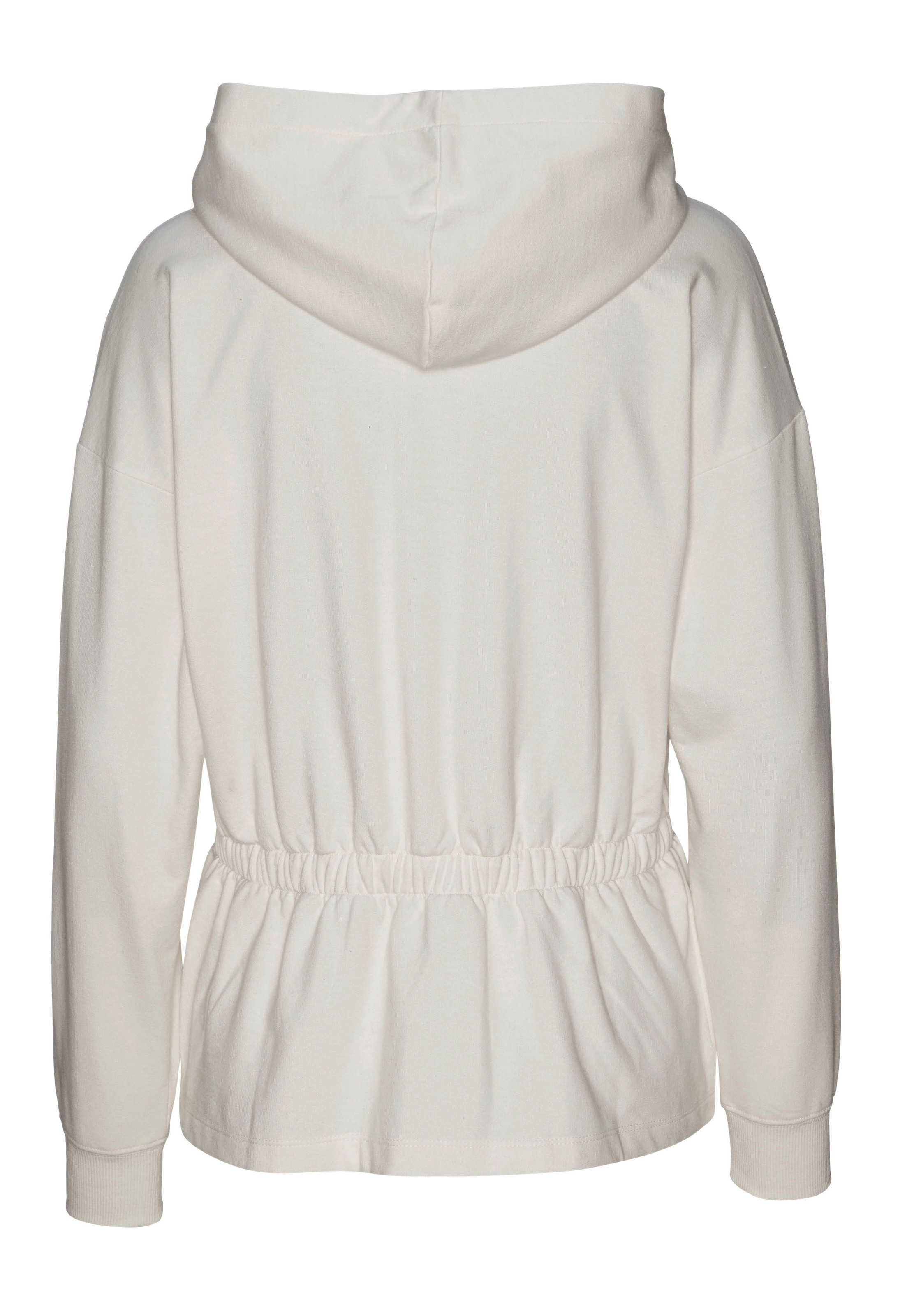 LASCANA Sweatjacke, mit Tunnelzug in der Taille, Loungewear