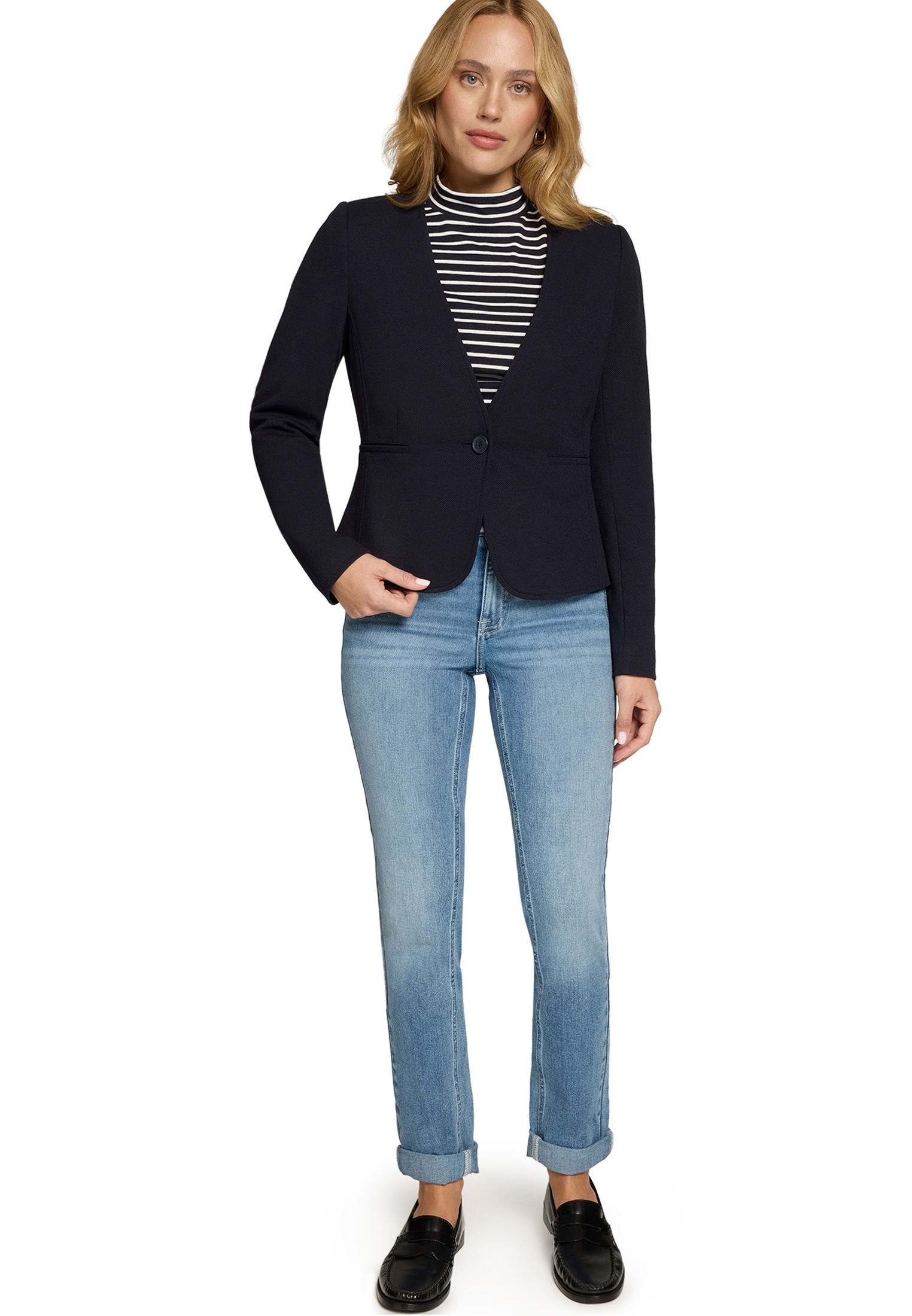 Zero Jackenblazer »Blazer mit Paspeltaschen«