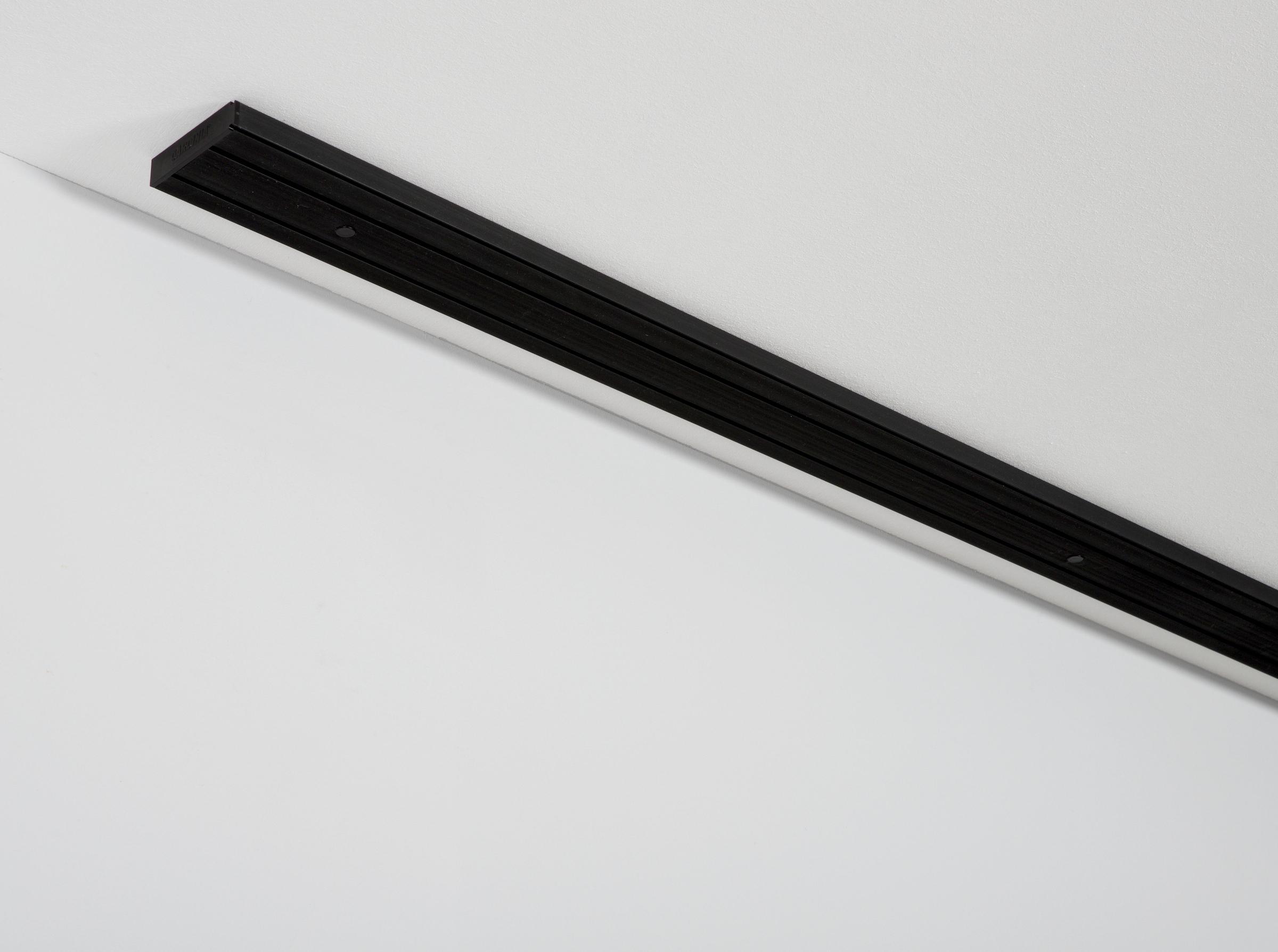 GARDINIA Vorhangschiene »schwarz«, 2 läufig-läufig, mit Bohren, verschraubt,  Serie GK1 im OTTO Online-Shop
