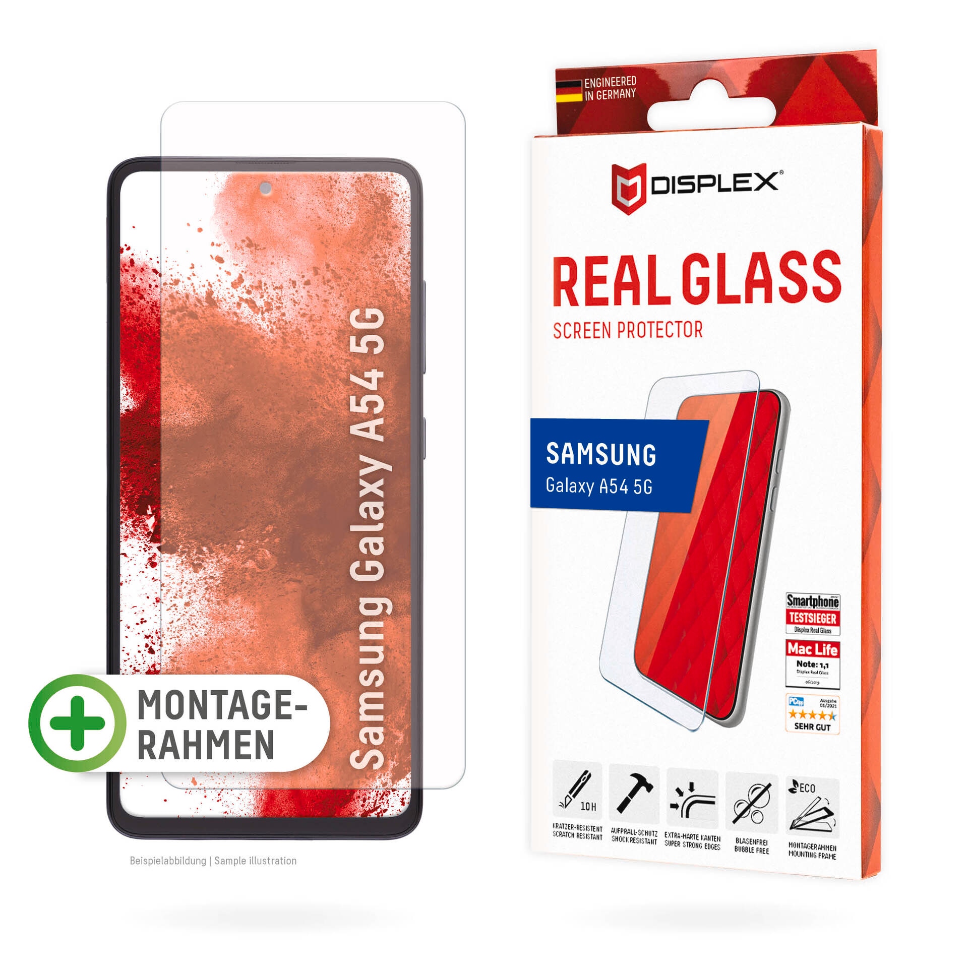 Displayschutzfolie »Real Glass Samsung Galaxy A54 5G«