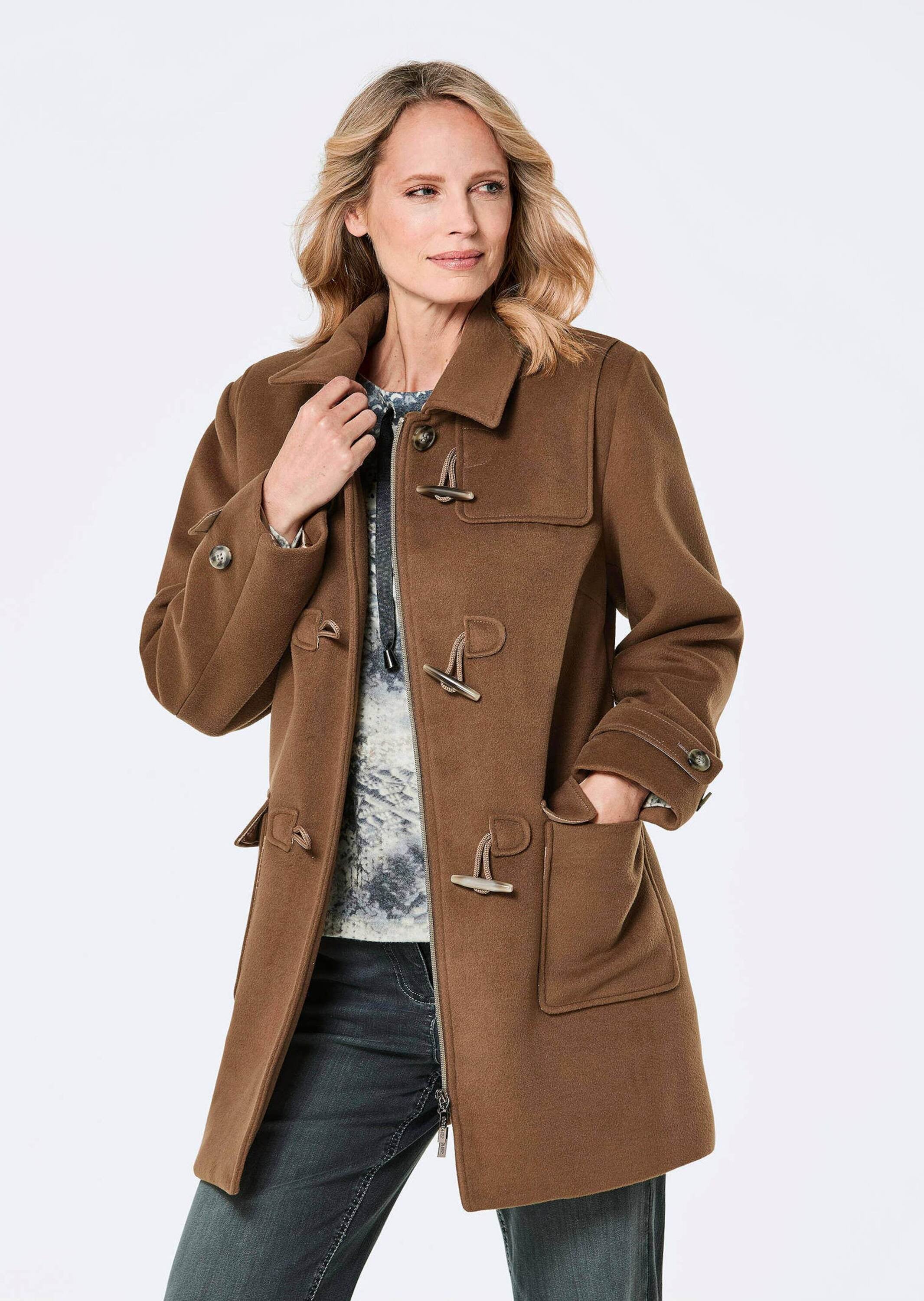 GOLDNER Langmantel »Dufflecoat«