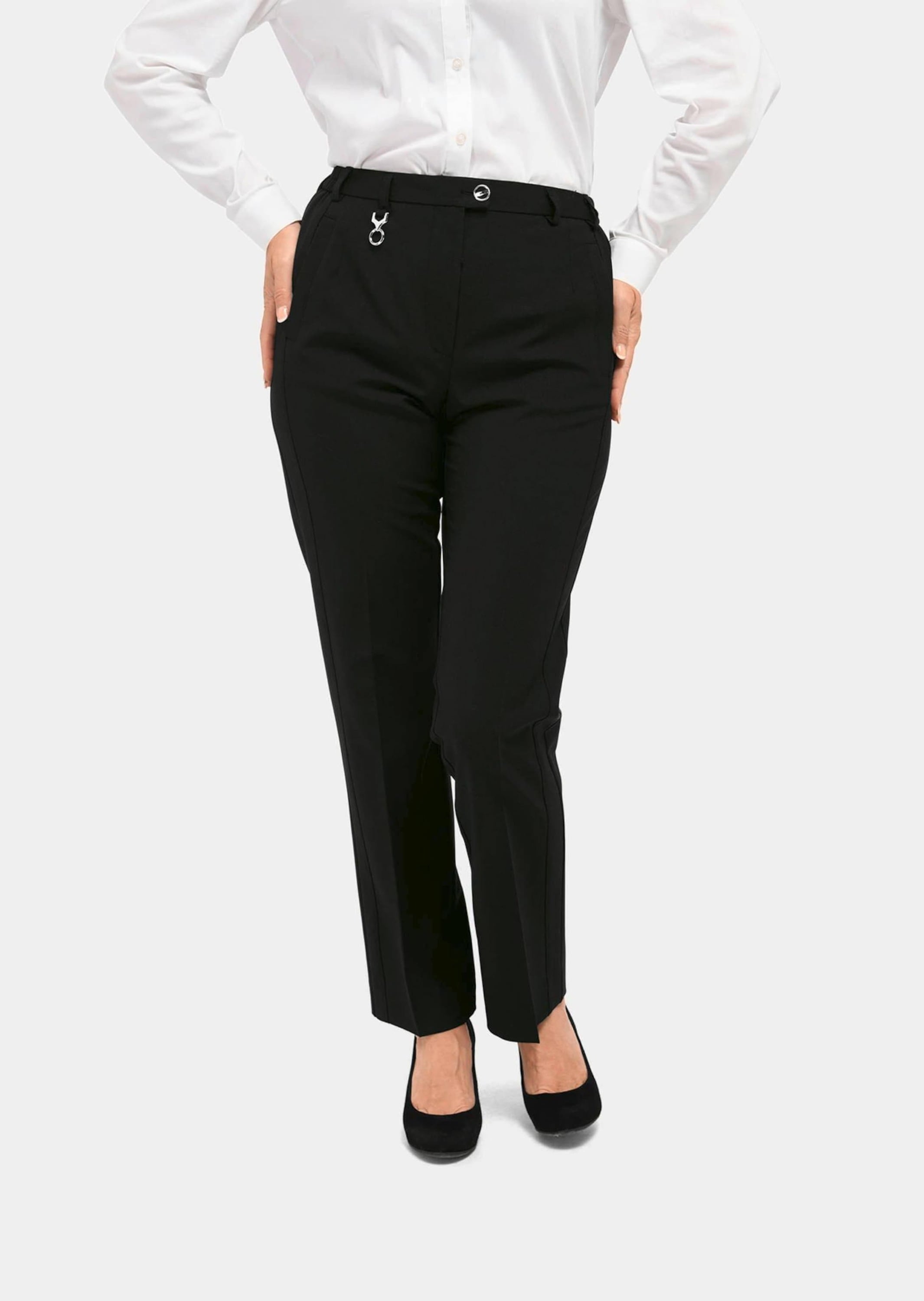 GOLDNER Stoffhose »Kurzgröße Trevira-Schurwollhose ANNA«