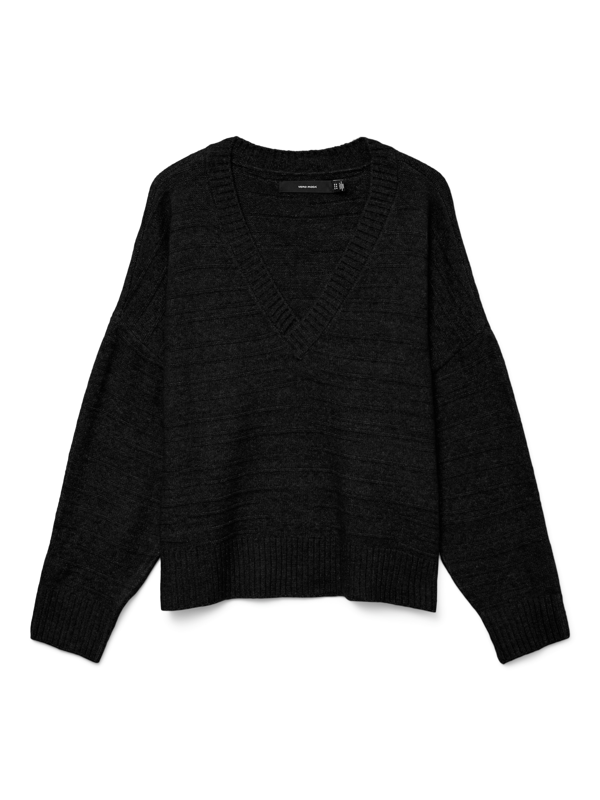 Vero Moda Strickpullover »VMBOOM STRUCTURE LS V-NECK PULLOVER BOO«