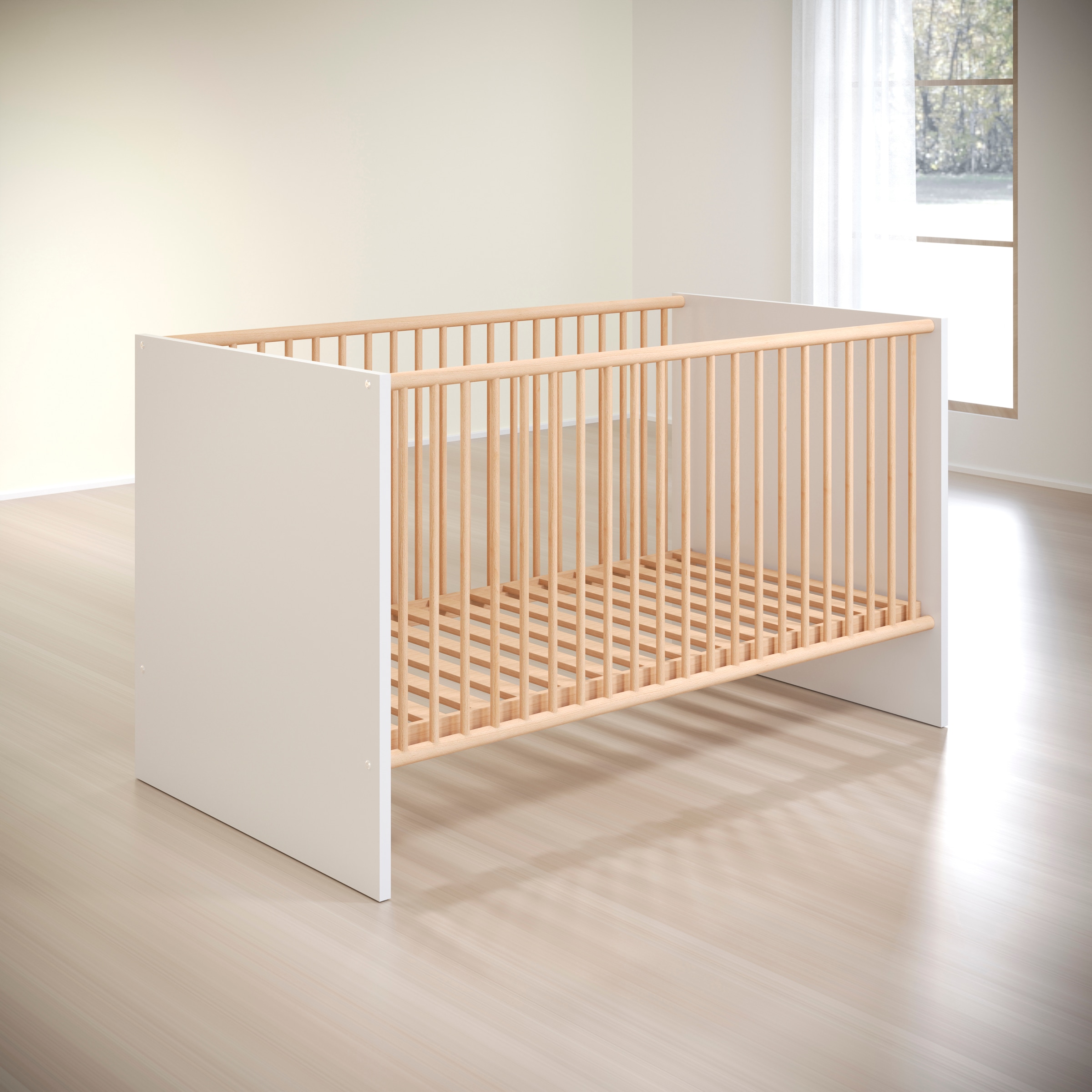 trendteam Babymöbel-Set »Mats«, (Set, 3 tlg., Bett, Wickelkommode, Schrank)