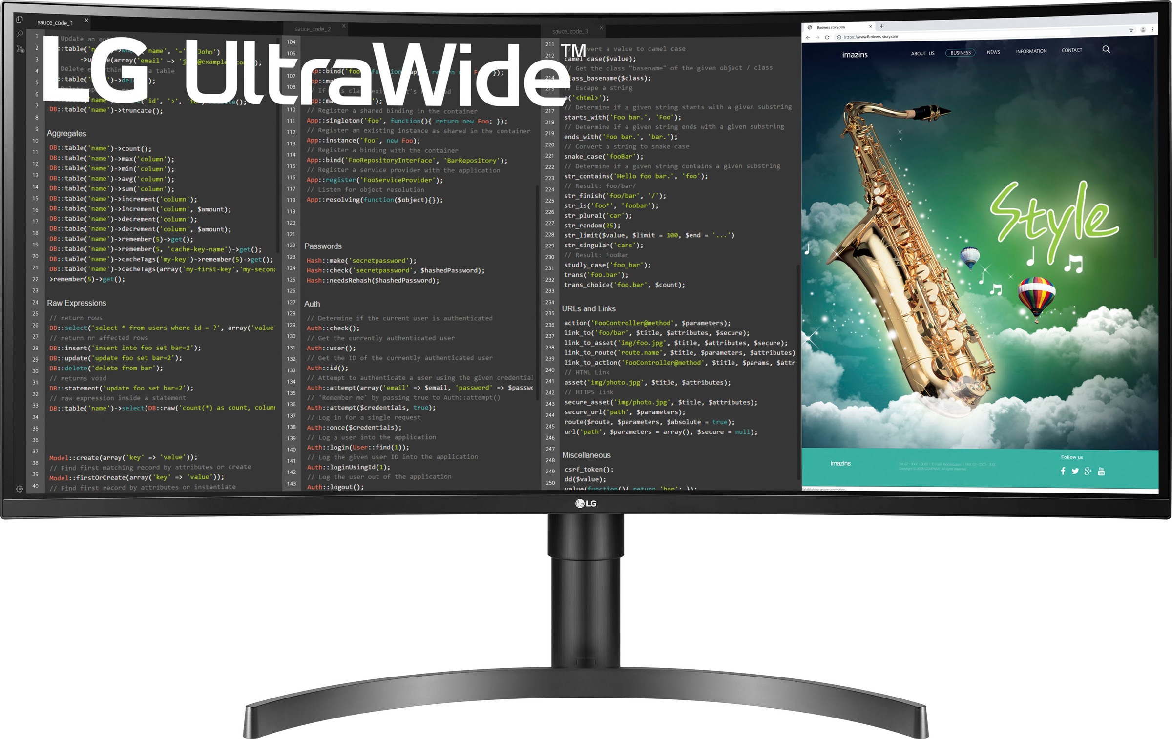 LG LCD-Monitor »35WN65C«, 89 cm/35 Zoll, 3440 x 1440 px, UWQHD, 5 ms Reaktionszeit