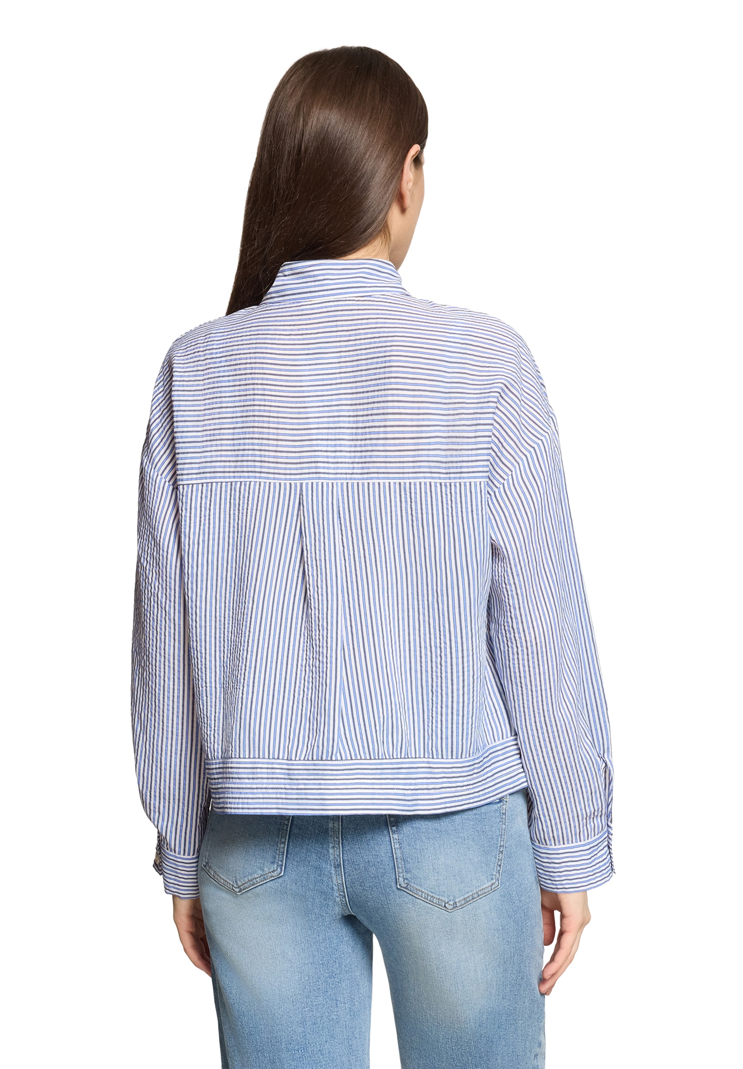 Cartoon Klassische Bluse »Streifenbluse mit Raffung«
