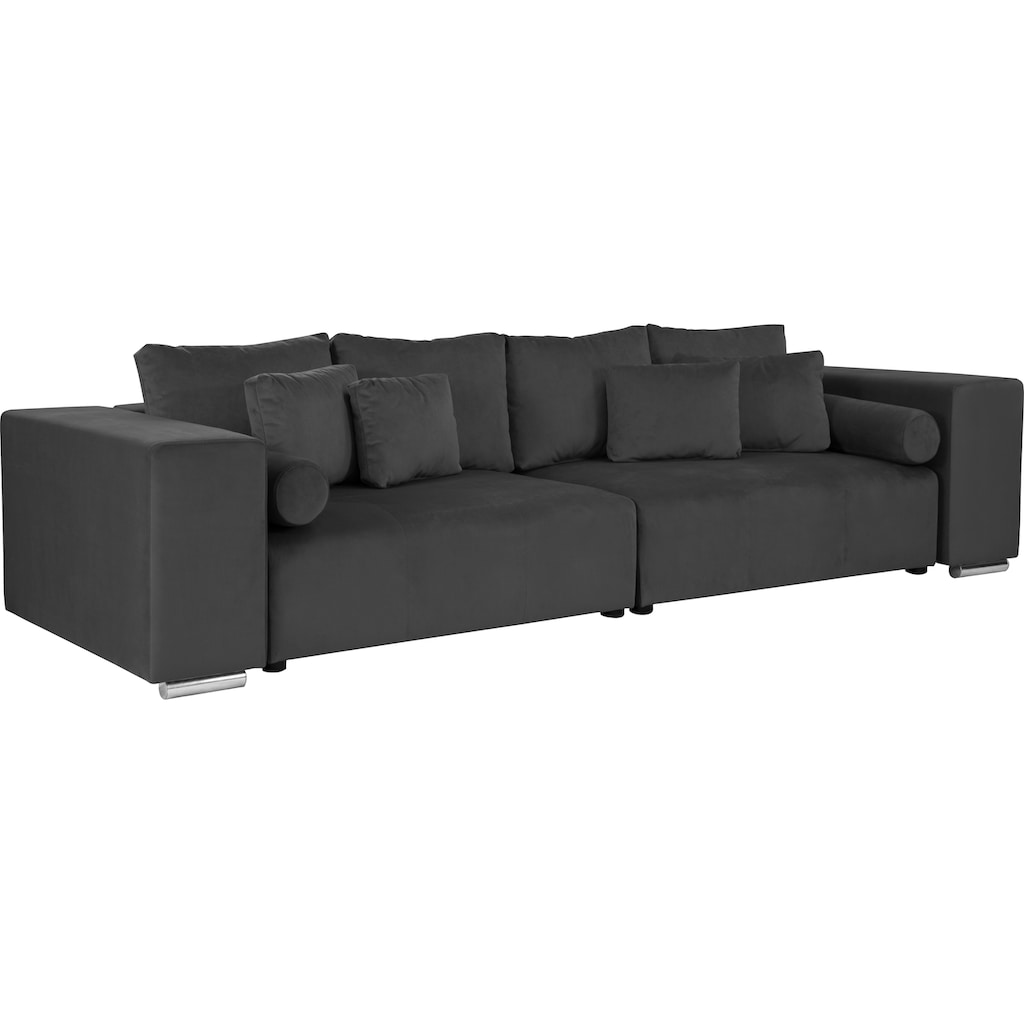 INOSIGN Big-Sofa »Aliya«, incl. Bettfunktion und Bettkasten, Breite 290 cm,incl. Zierkissen