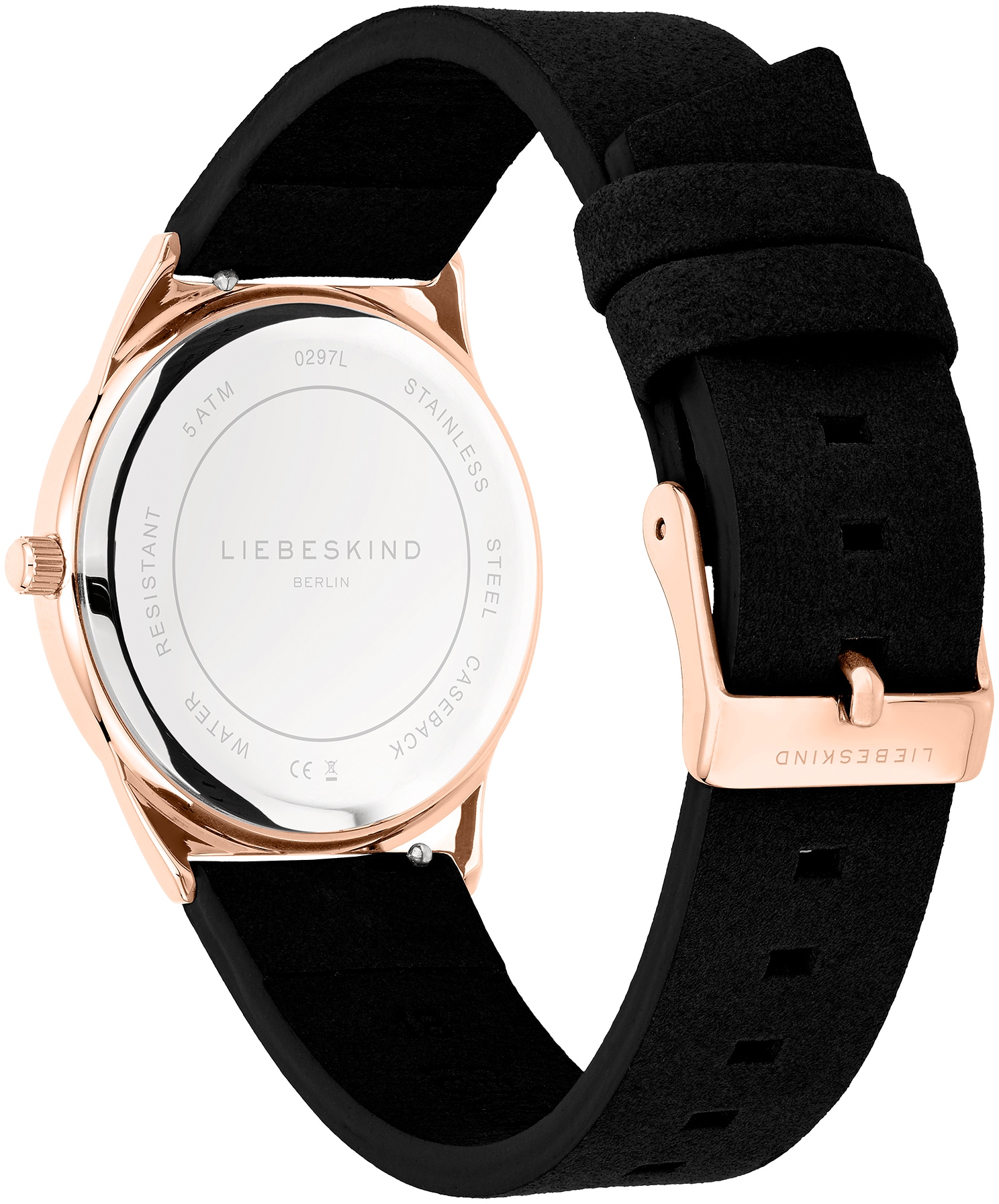 Liebeskind Berlin Quarzuhr »LT-0297-LQ« Armbanduhr, Damenuhr, Lederarmband, analog