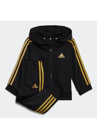 Trainingsanzug »ESSENTIALS SHINY HOODED«, (2 tlg.)