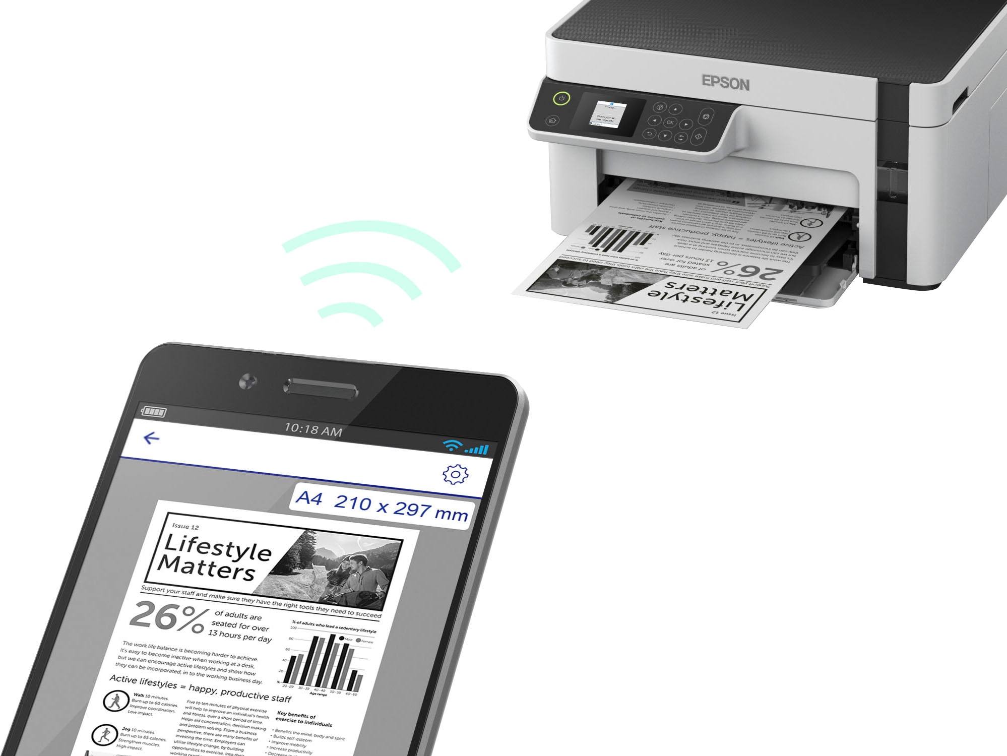 Epson Tintenstrahldrucker »EcoTank ET-M2120«