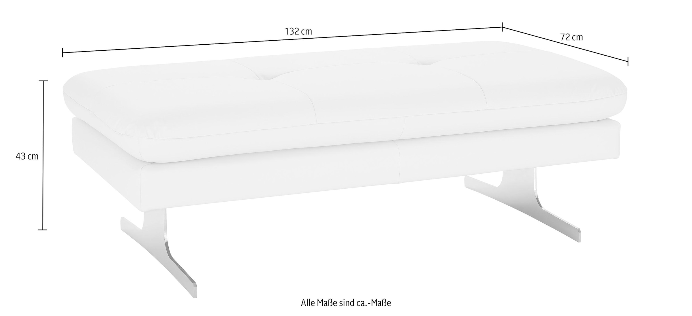 exxpo - sofa fashion Hocker »Dana«