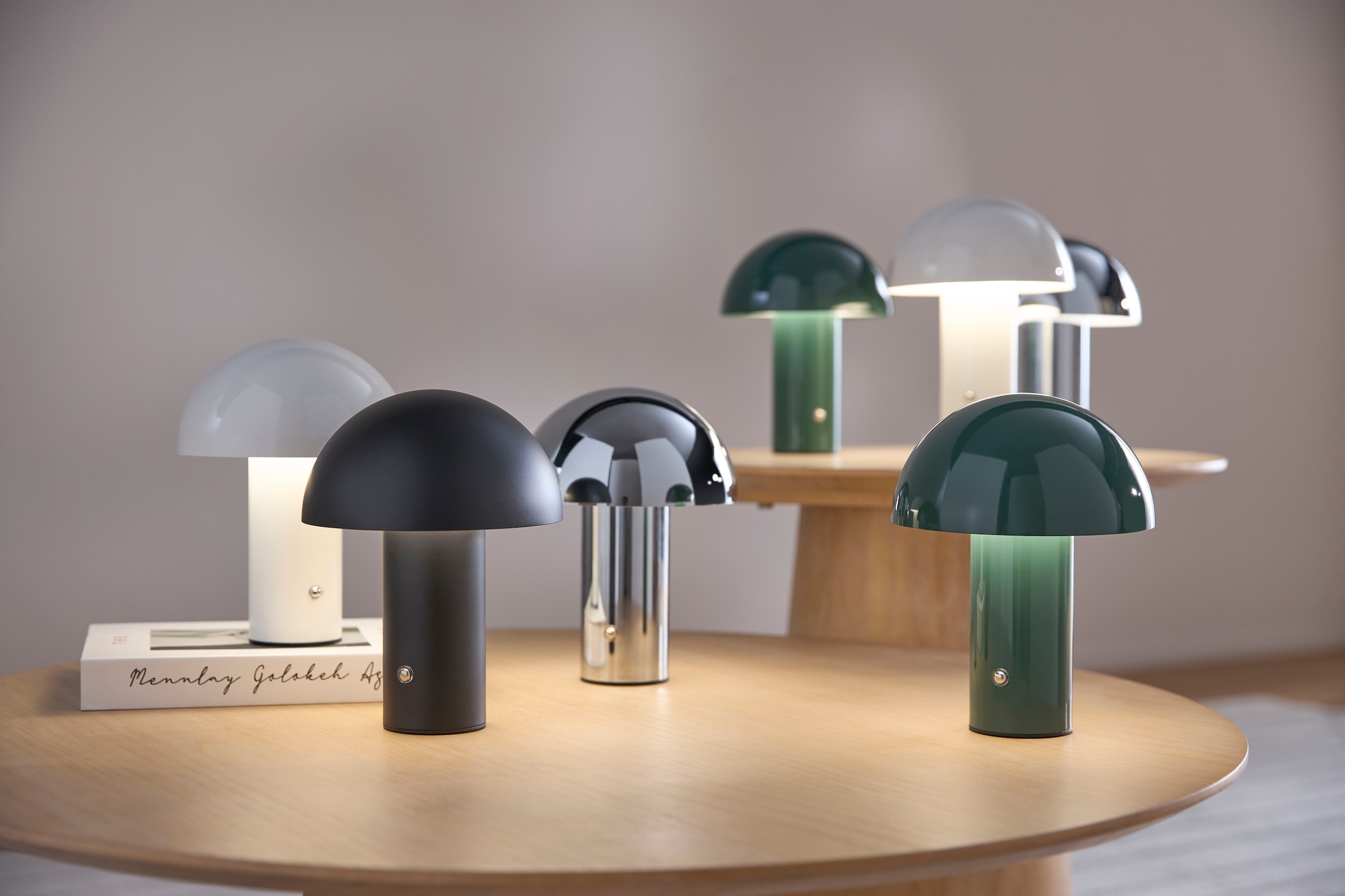 s.Oliver LED Tischleuchte »Hillu« LED-Modul 1 Stk. warmweiß - kaltweiß stufenlos dimmbar Typ-C-Ladekabel im Lieferumfang enthalten