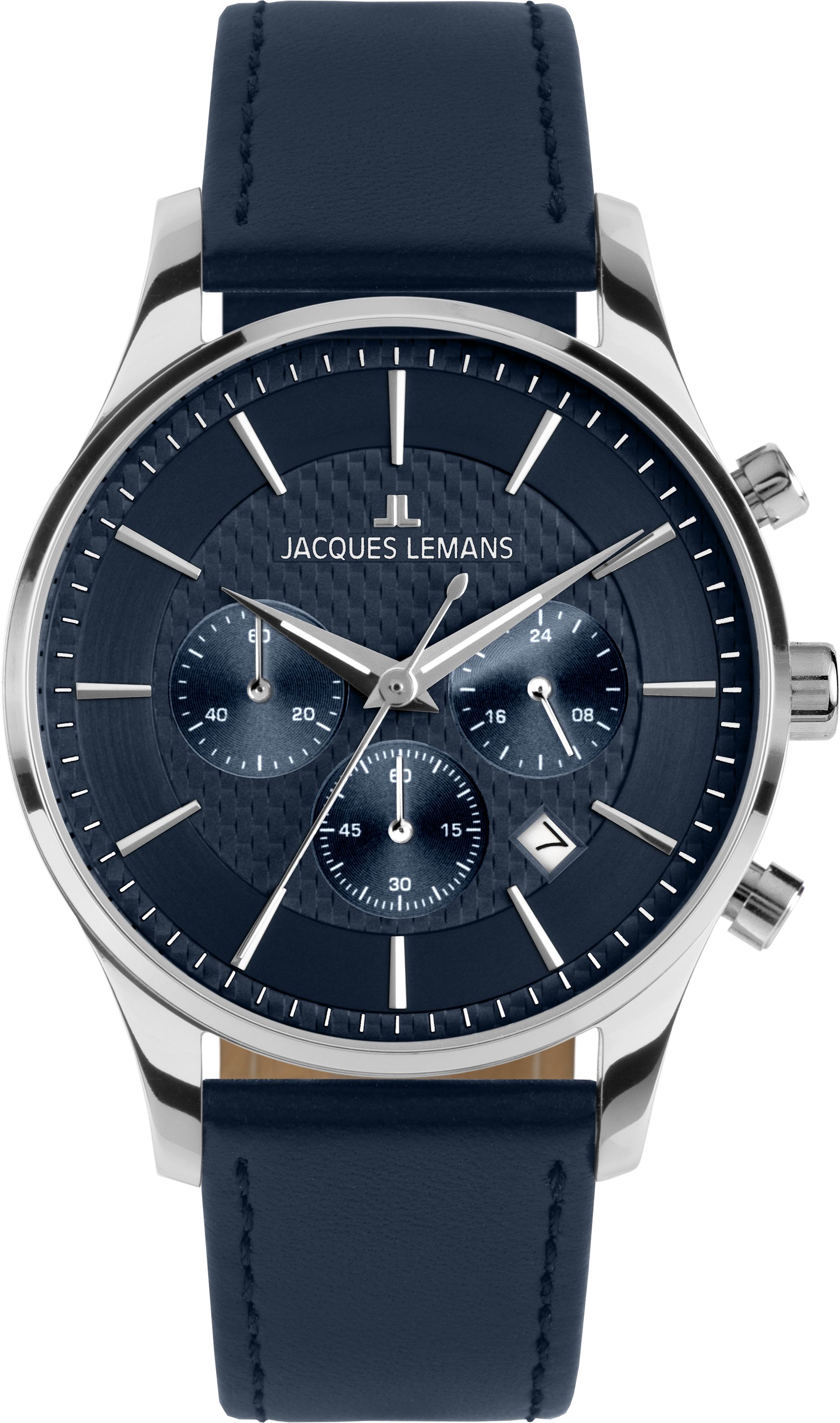 Jacques Lemans Chronograph »London« Quarzuhr, Armbanduhr, Herrenuhr, analog, Tag, Stoppfunktion