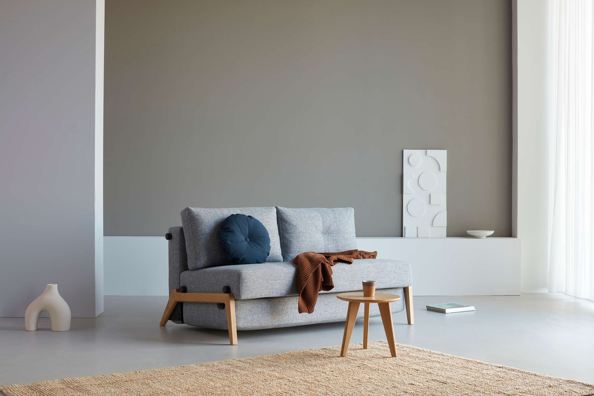 INNOVATION LIVING ™ Schlafsofa »Cubed Klappsofa, hochwertige Schlaffunktion, Design und extra Komfort«, Frontauszug, sehr platzsparend, abgewinkelt Sitzen, waagerecht liegen