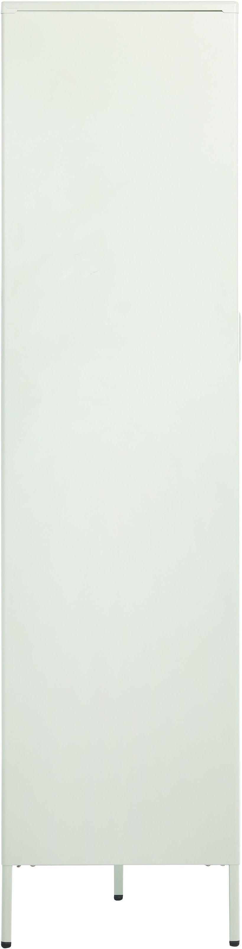 OTTO home Kleiderschrank »GERRON Kleiderschrank Metallschrank Spind« Schlafzimmerschrank, 4 Türen & Schubladen, grün salbei, Breite 158cm