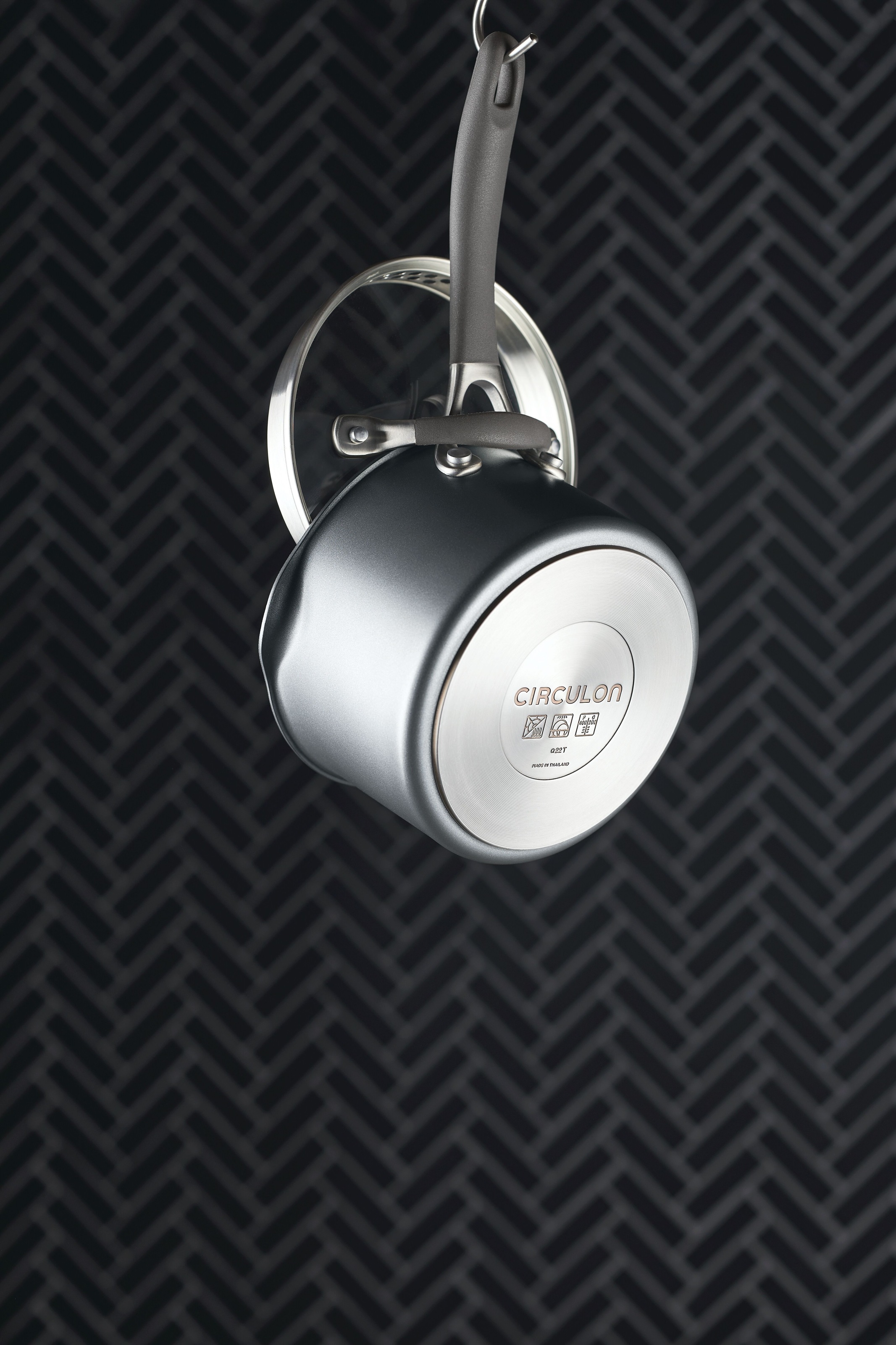 Circulon Topf-Set »Circulon A1 Topfset klein, 6-tlg.« Set, 3 Töpfe, 3 Deckel, 6 Stk. tlg. Aluminium | Edelstahl