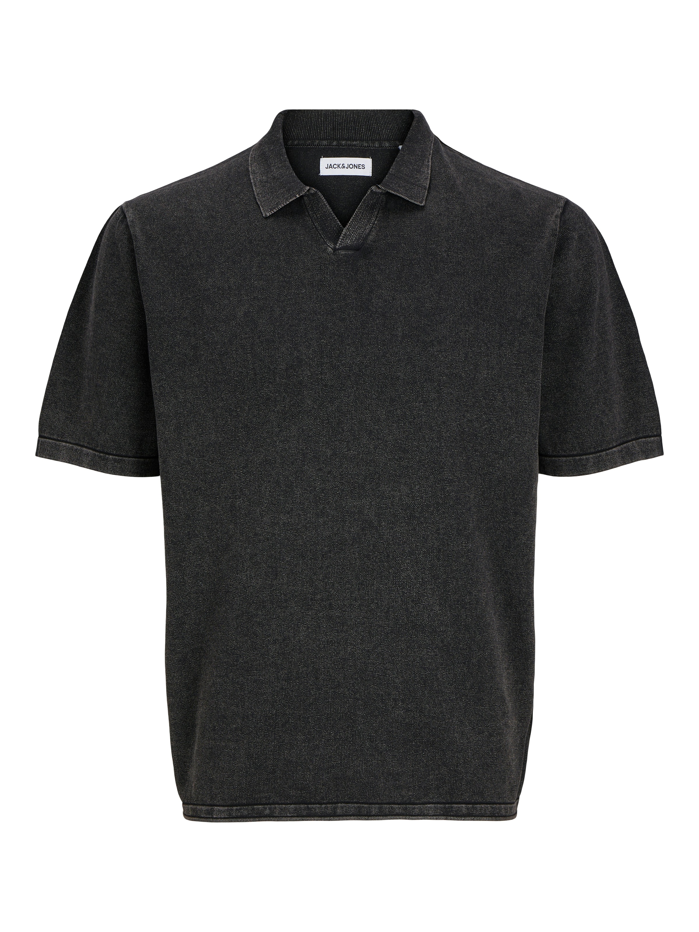 Jack & Jones Kurzarmpullover »JJELEO KNIT POLO SS LN«, mit Polo Kragen