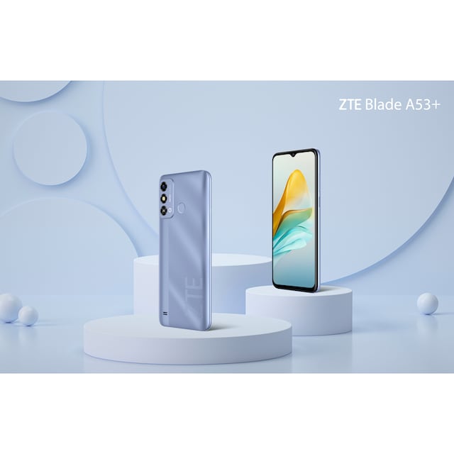 ZTE Smartphone »Blade A53+«, blau, 16,56 cm/6,52 Zoll, 64 GB Speicherplatz,  13 MP Kamera jetzt im OTTO Online Shop