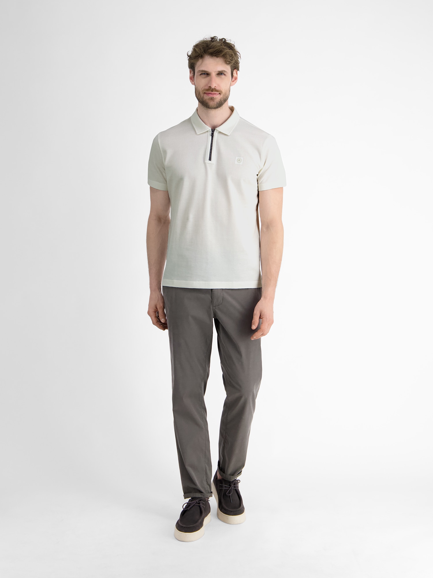 LERROS Poloshirt »LERROS Herren Poloshirt mit Reißverschlusskragen«