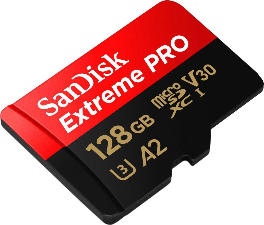 Sandisk Speicherkarte »Extreme PRO microSDXC™-UHS-I-KARTE«, (Video Speed Class 30 (V30)/UHS Speed Class 3 (U3) 200 MB/s Lesegeschwindigkeit)