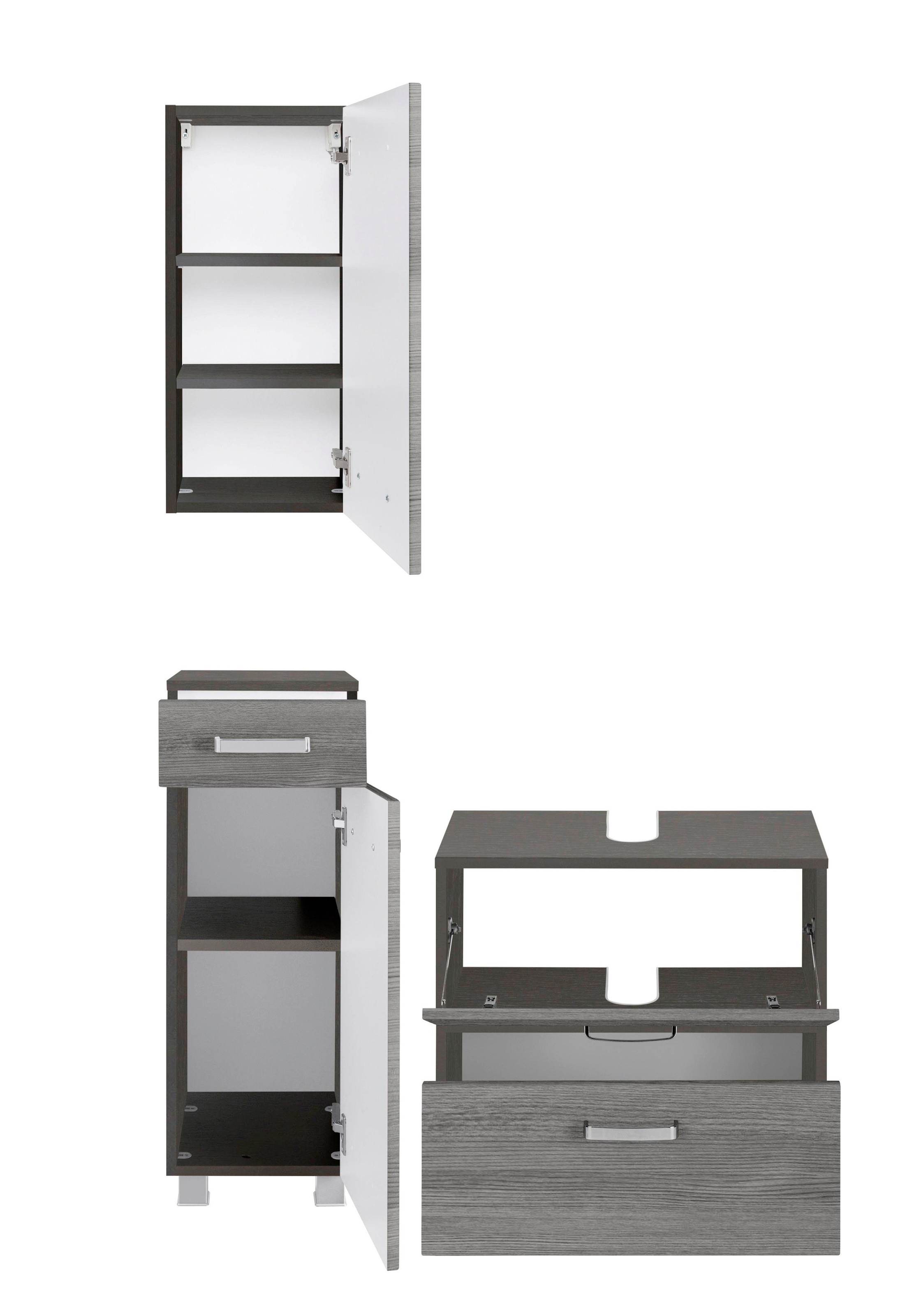 welltime Badmöbel-Set »Ravenna« 3 Stk. tlg.