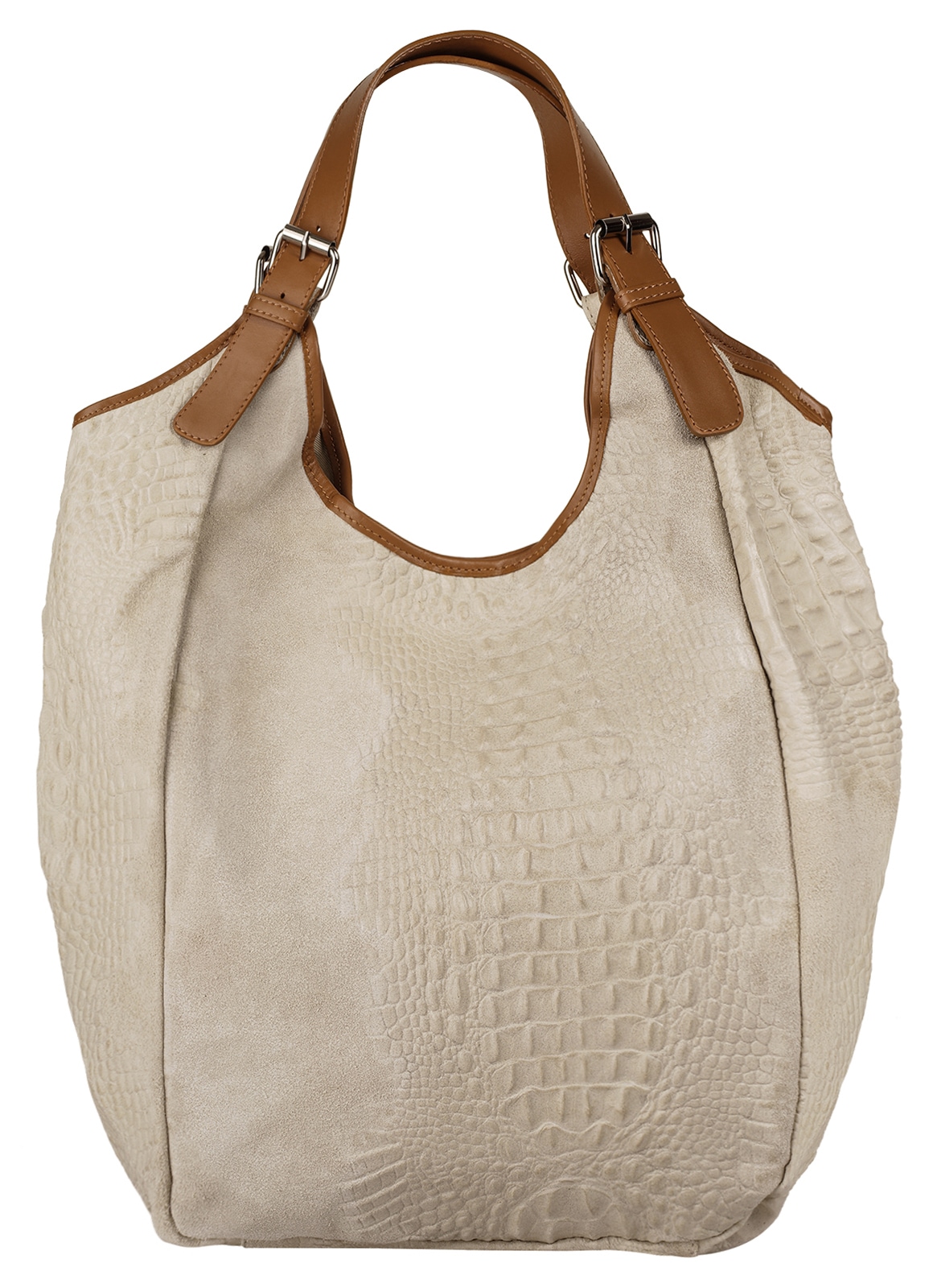 Samantha Look Shopper echt Leder, Made in Italy
