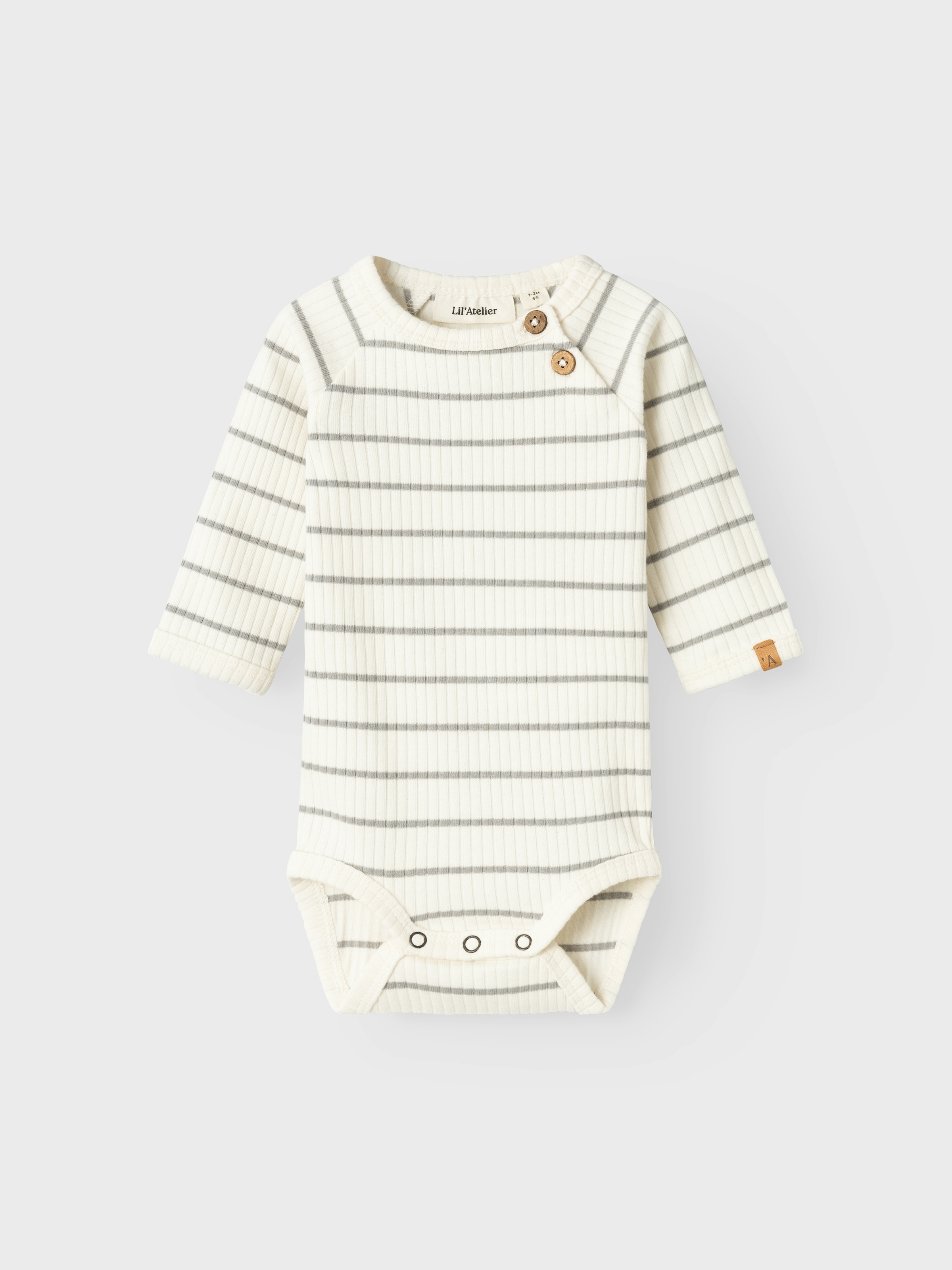 Lil' Atelier Langarmbody »NBMKAIL LS SLIM BODY LIL NOOS« Baumwollmischung
