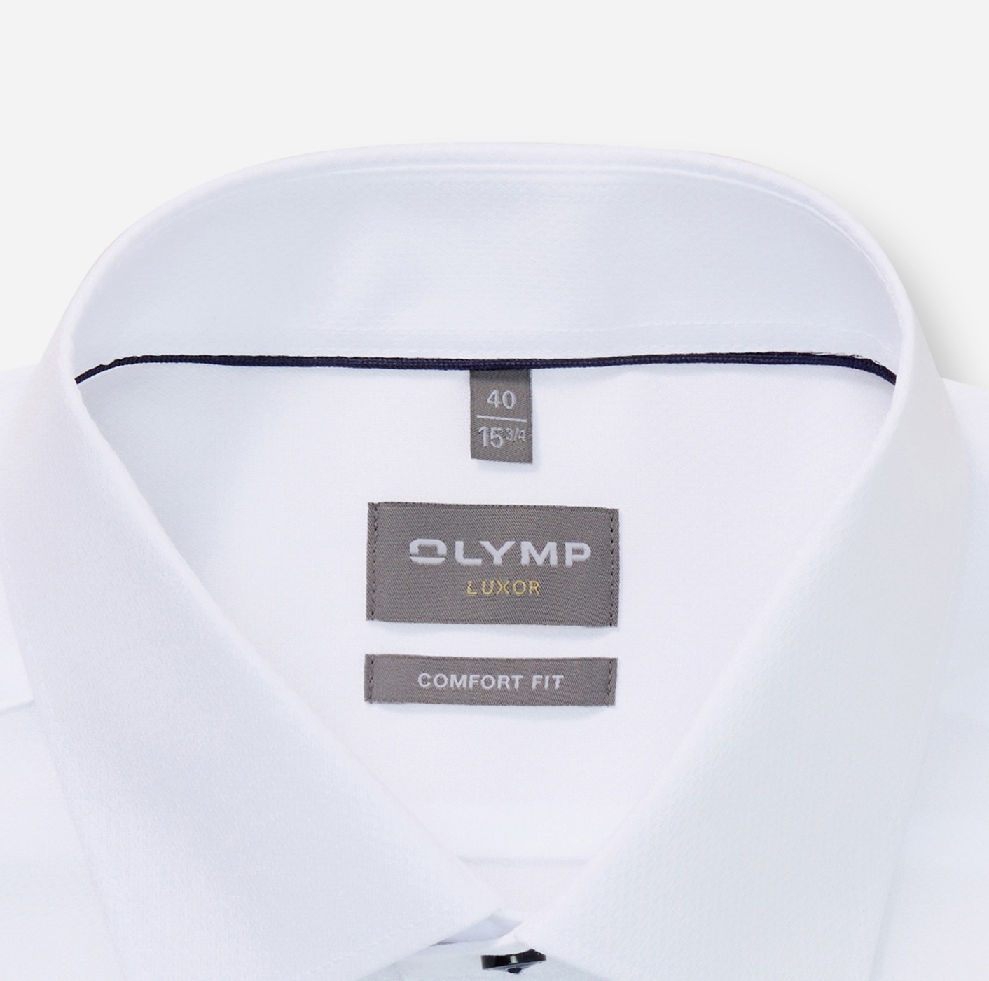 OLYMP Langarmhemd »Luxor« Businesshemd, comfort fit, Minimalprint, New-Kentkragen