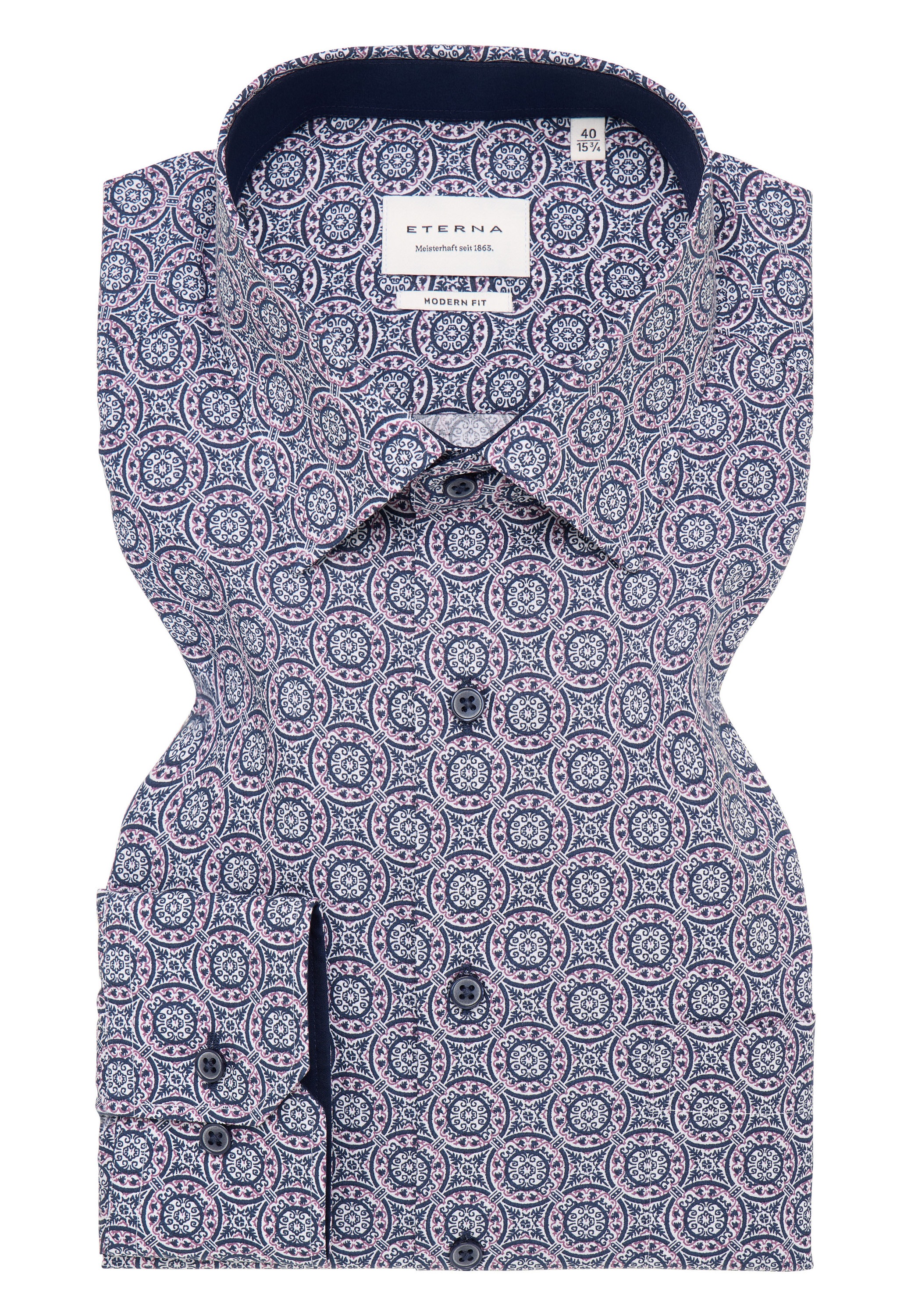 Eterna Langarmhemd »MODERN FIT«, NON IRON (bügelfrei)
