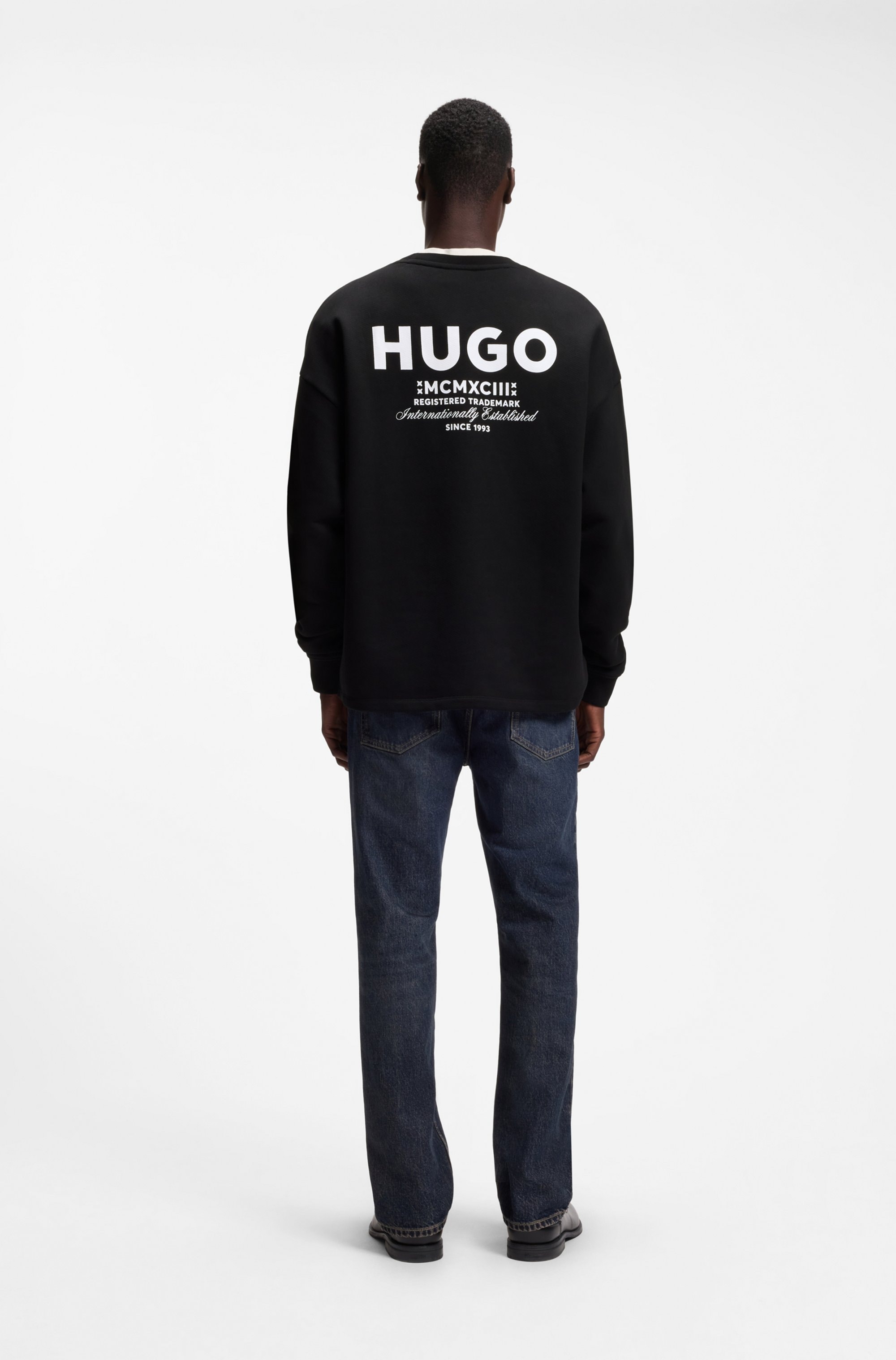 HUGO Blue Sweatshirt »Naviu«, mit Rückendruck
