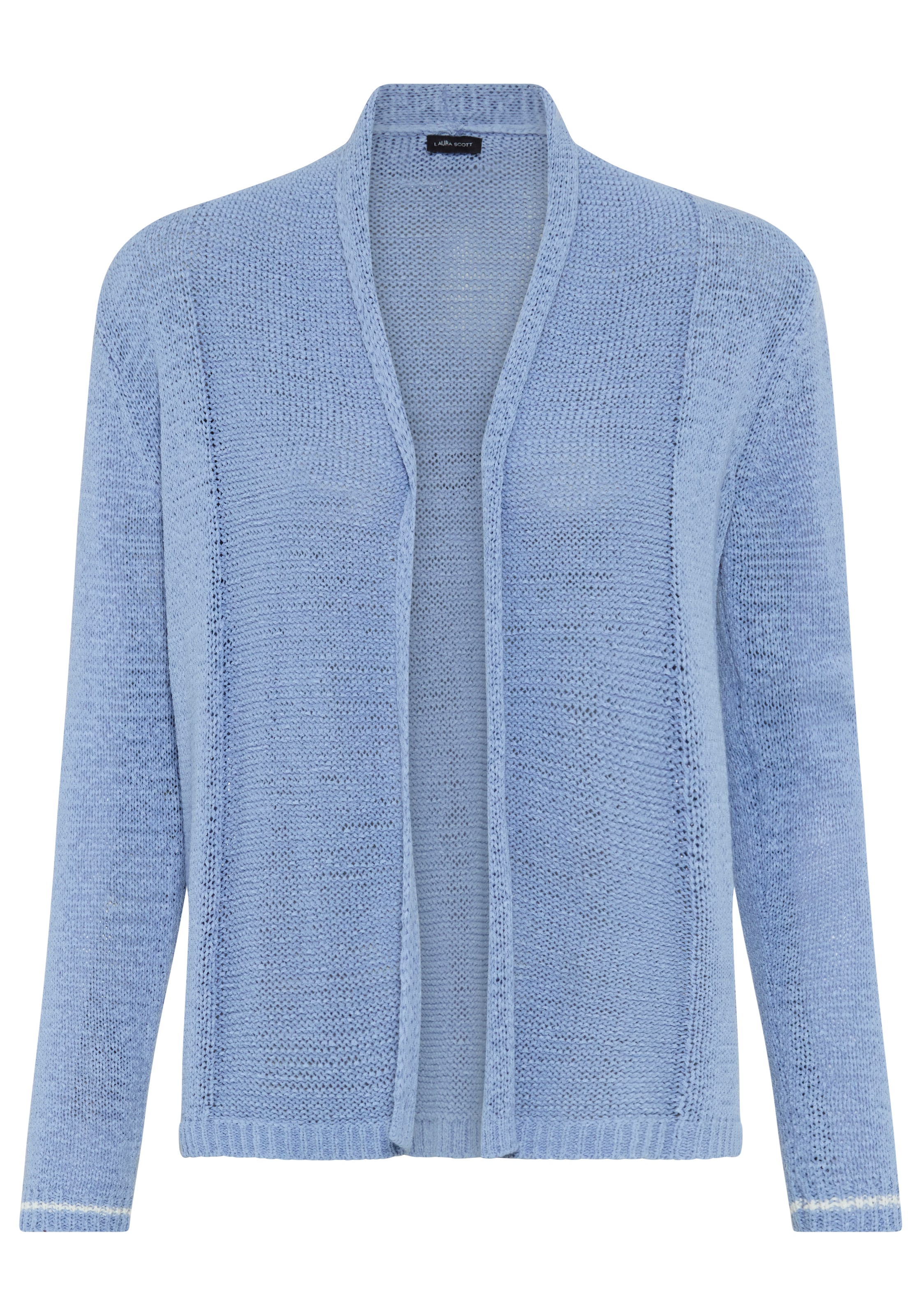 Laura Scott Strickjacke mit lässigem Schalkragen, figurumspielende Passform