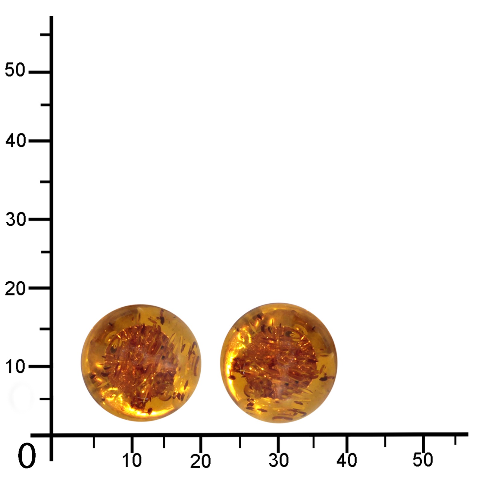 OSTSEE-SCHMUCK Paar Ohrstecker »- Klassisch 16 mm - Gold 333/000 - Bernstein«