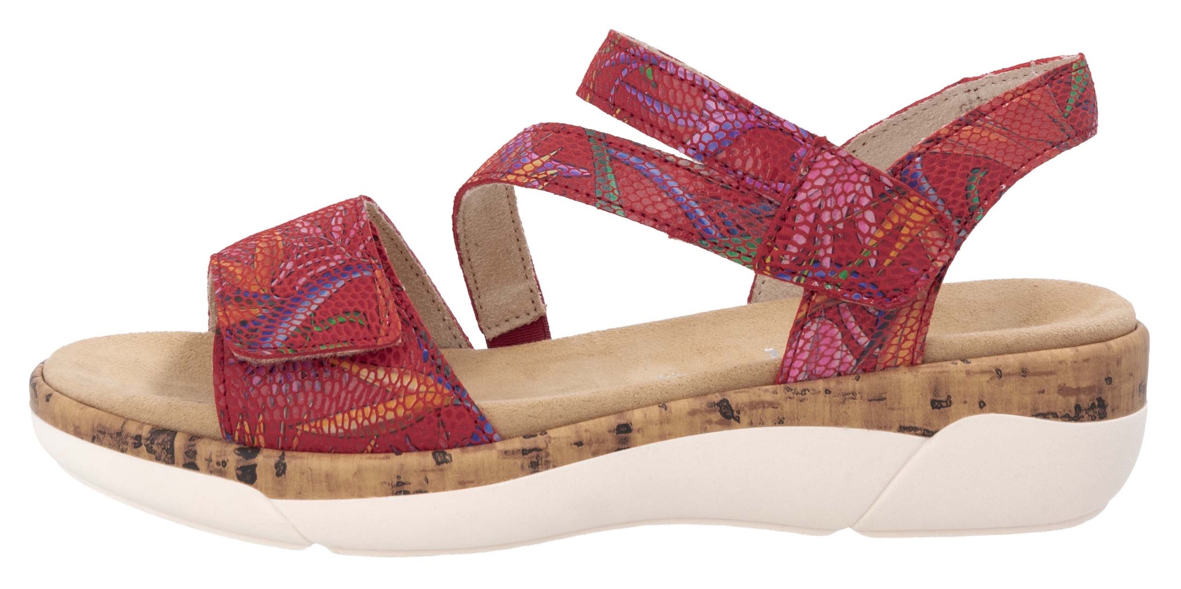 Remonte Keilsandalette, Sommerschuh, Klettschuh, Riemchensandale mit Softfußbett
