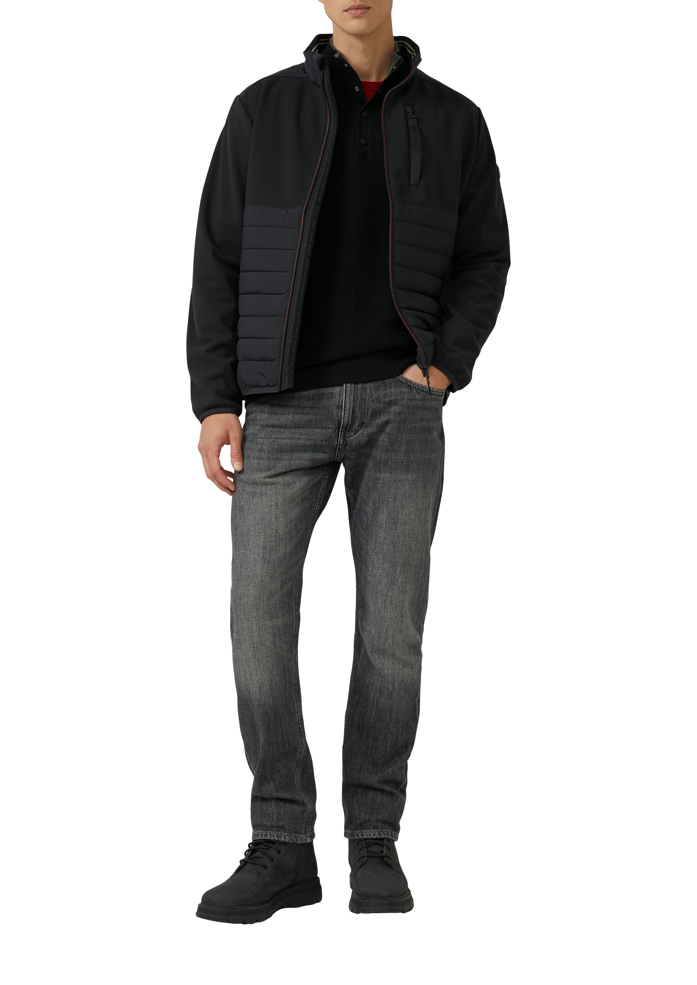 s.Oliver Strickpullover mit Logo Stickerei