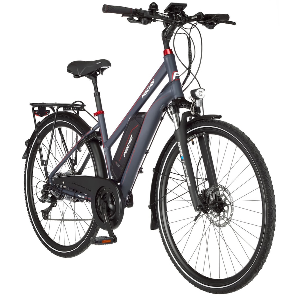 FISCHER Fahrrad E-Bike »VIATOR ETD 2222 422«, 24 Gang, Shimano, Altus, Heckmotor 250 W