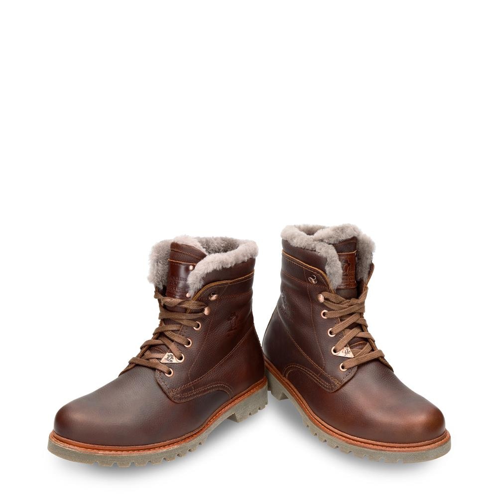 Panama Jack Winterboots »P03 Aviator Igloo«, Schnürboots, Winterstiefel, Profilsohle, mit Warmfutter