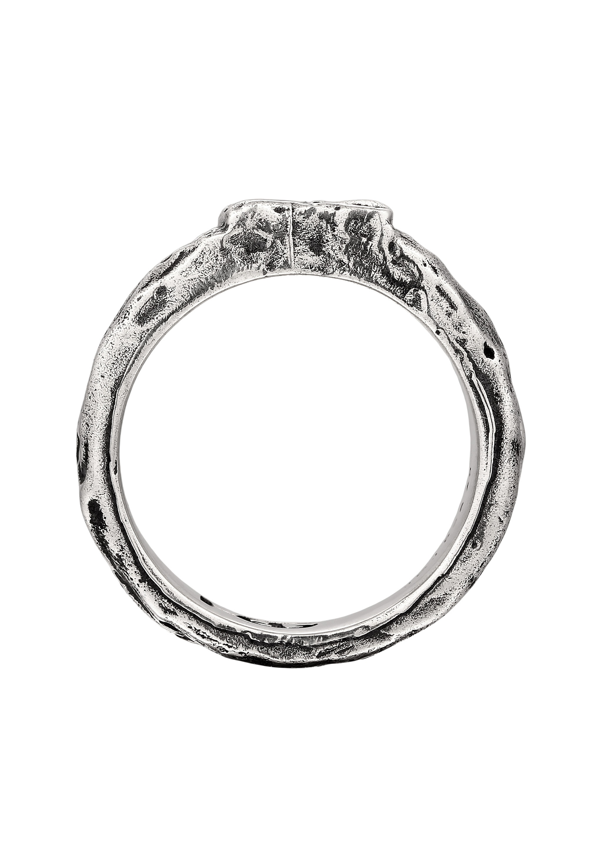 HAZE & GLORY Silberring »Ring Zirkonia Schwarz 925 Sterling Silber«
