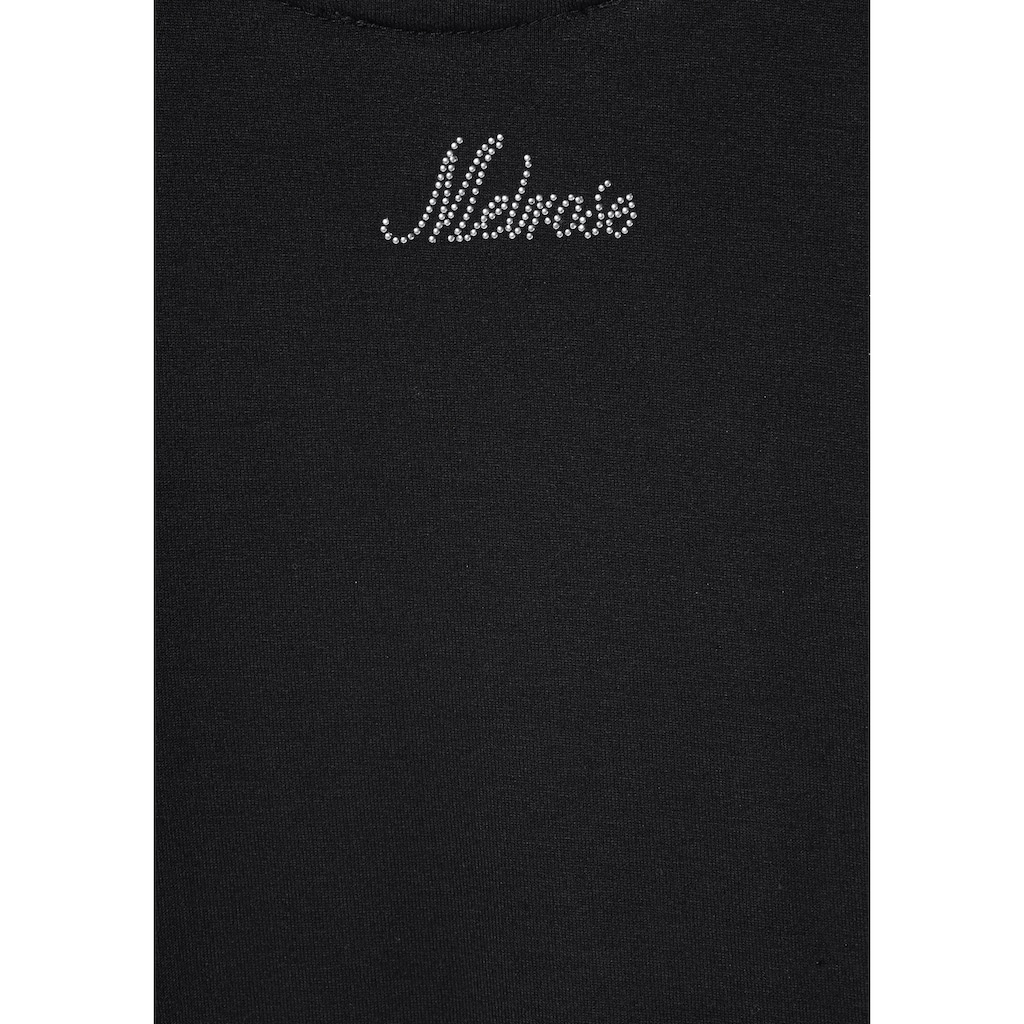 Melrose Longtop, (Packung, 2 tlg.), mit dezentem Glitzer-Logo am Rücken