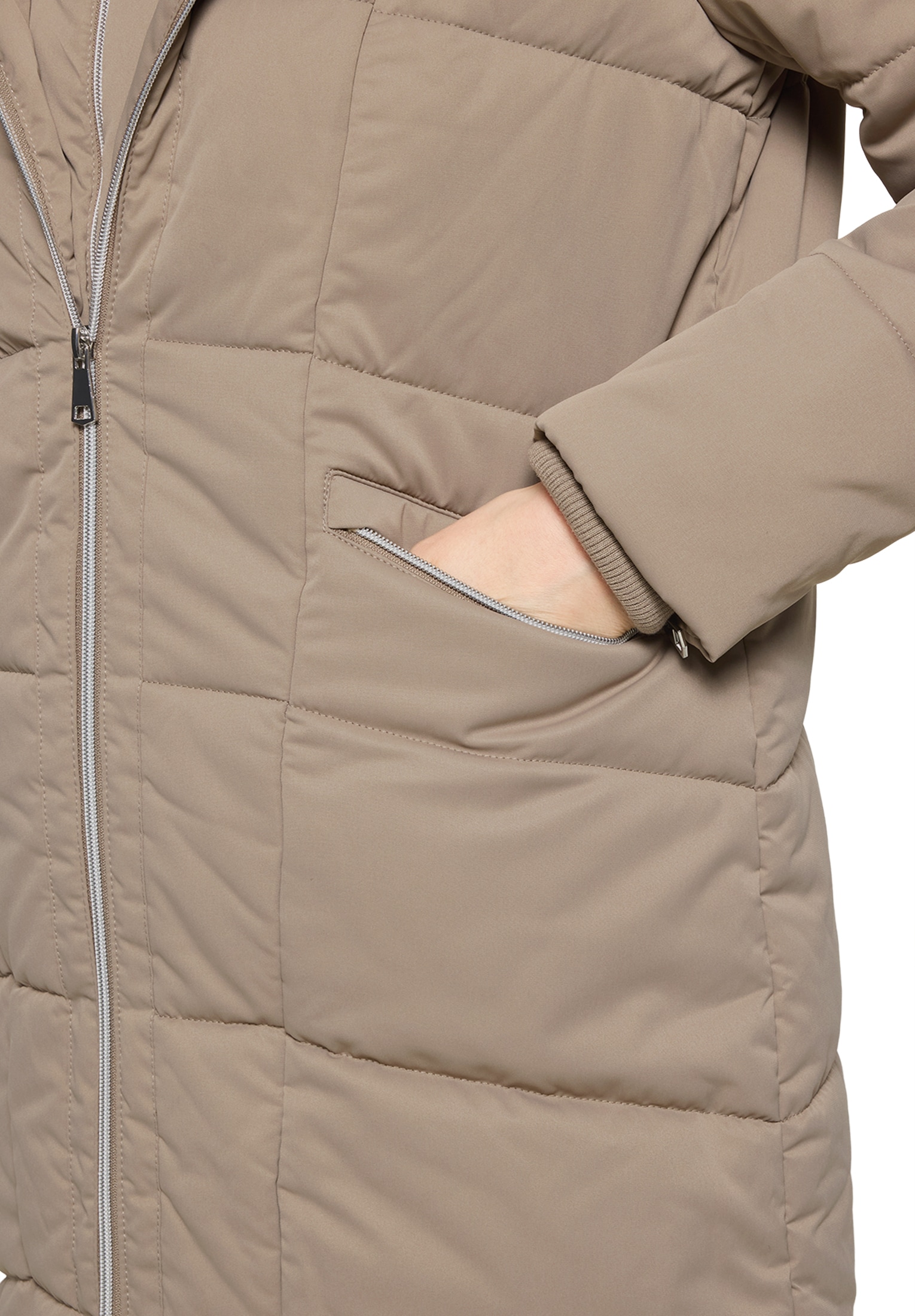 Cartoon Steppjacke »Steppmantel mit Kapuze«
