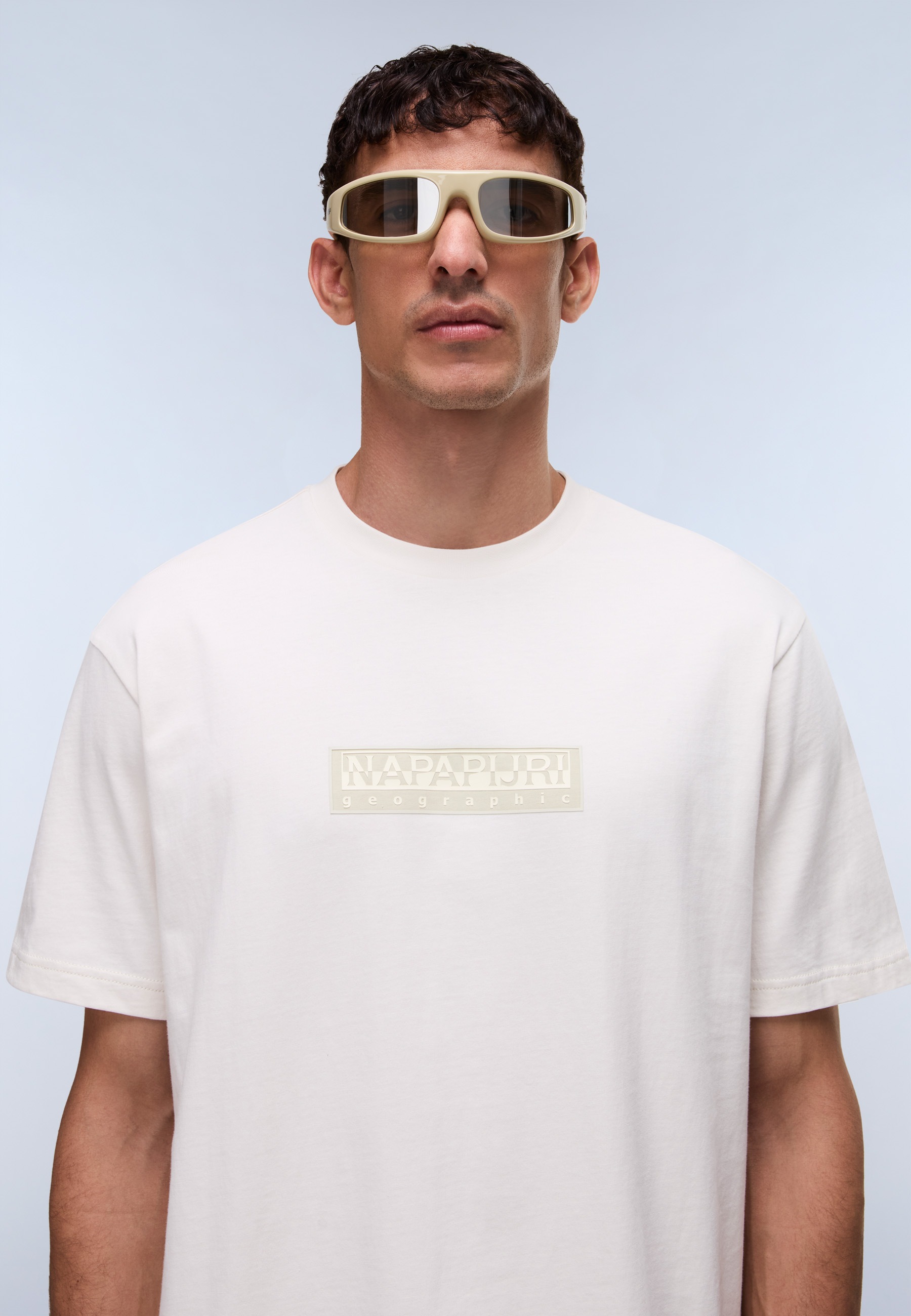 Napapijri T-Shirt »BOX LOGO« für sportliche Aktivitäten, Kurzarmdesign, Rundhalsausschnitt