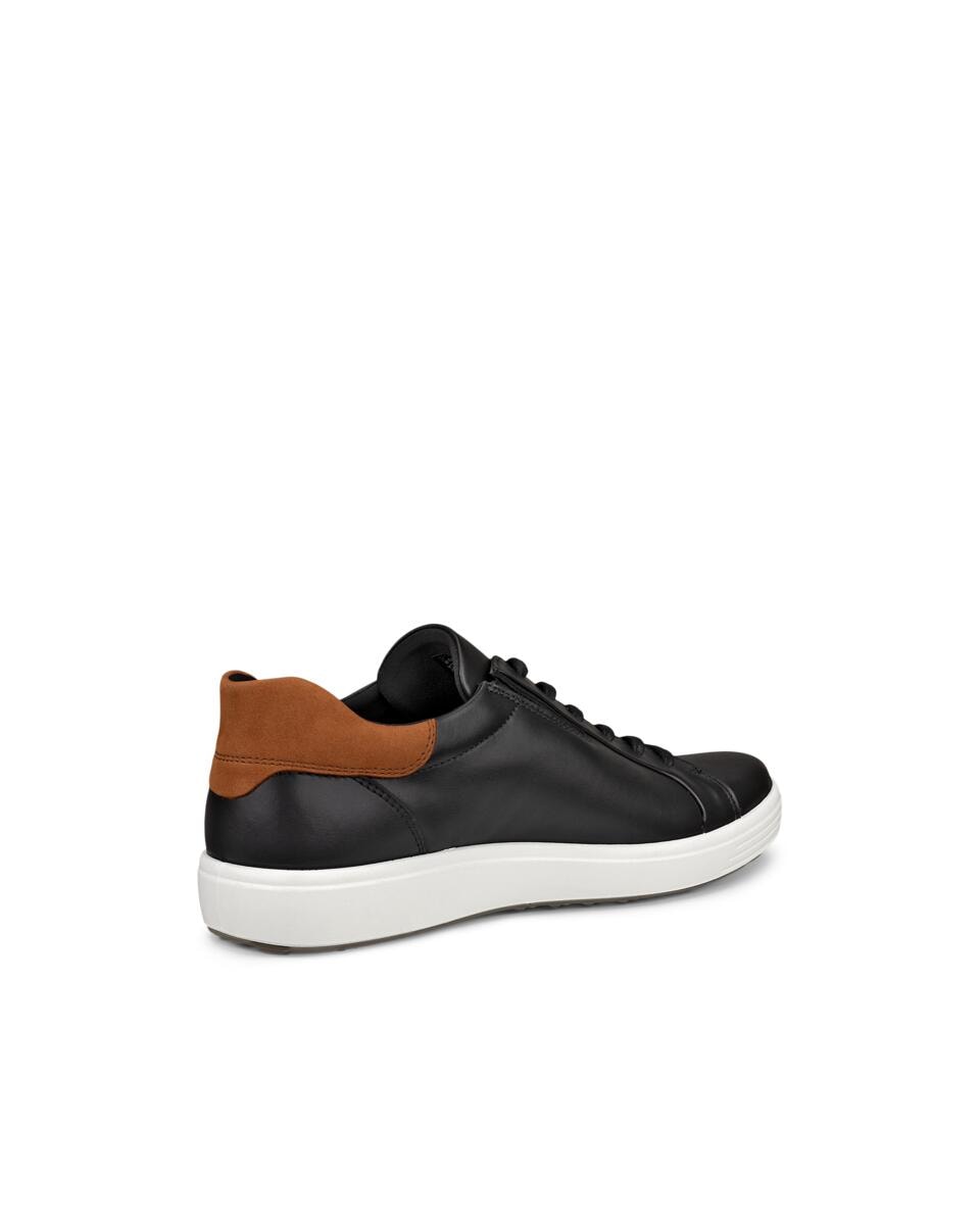 Ecco Sneaker »ECCO Soft 7 M«, Freizeitschuh, Halbschuh, Schnürschuh mit heller Laufsohle