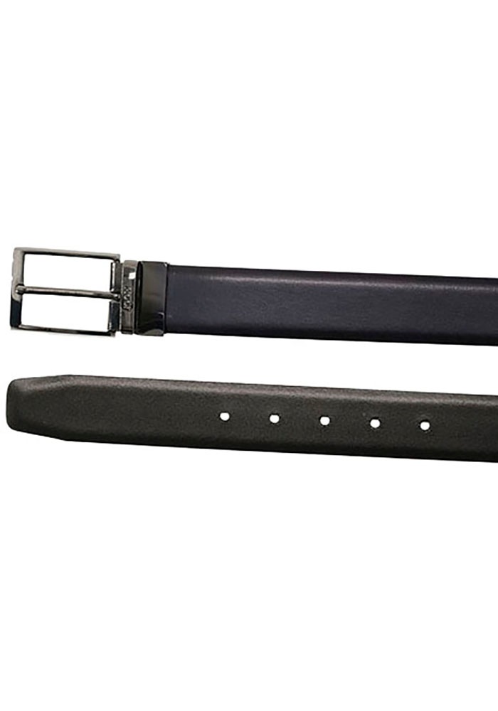 JOOP! Wendegürtel aus seidenglattem Rindsleder, zum wenden, zweifarbig, 3,5 cm breit