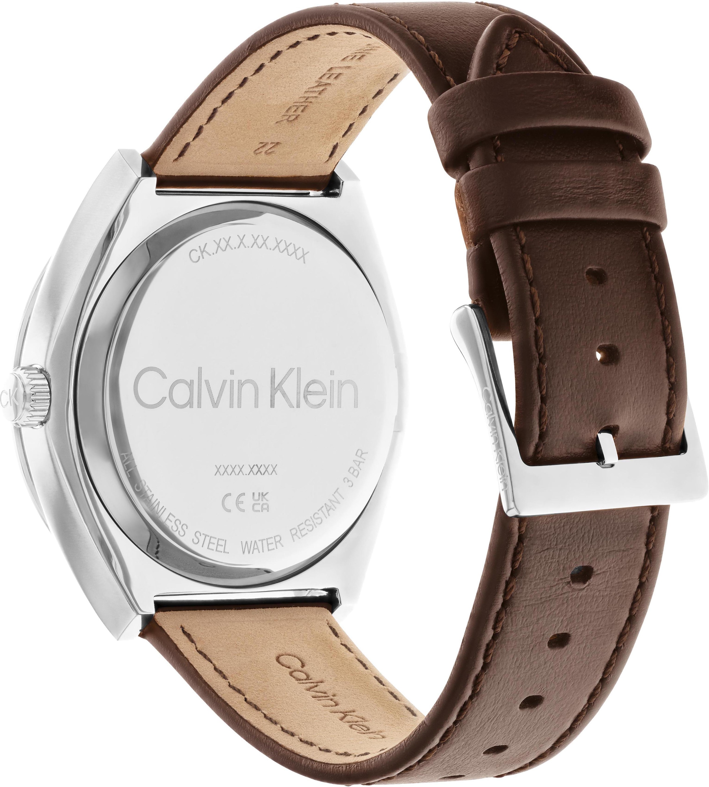 Calvin Klein Quarzuhr »CASUAL 
ESSENTIALS, 25200200«, Armbanduhr, Herrenuhr, Datum, Mineralglas