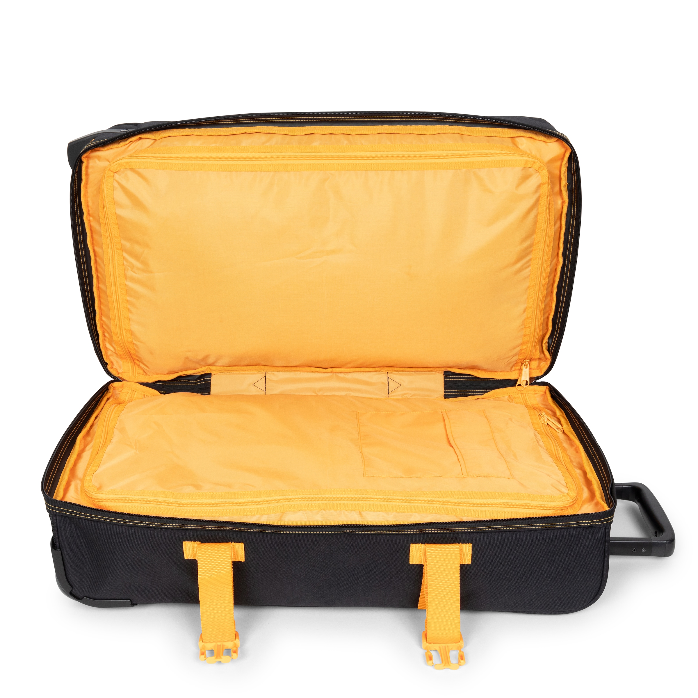 Eastpak Weichgepäck-Trolley »TRANVERZ L Kontrast Mango« 121 l 2 Rollen Reisegepäck Weichgepäck TSA-Schloss