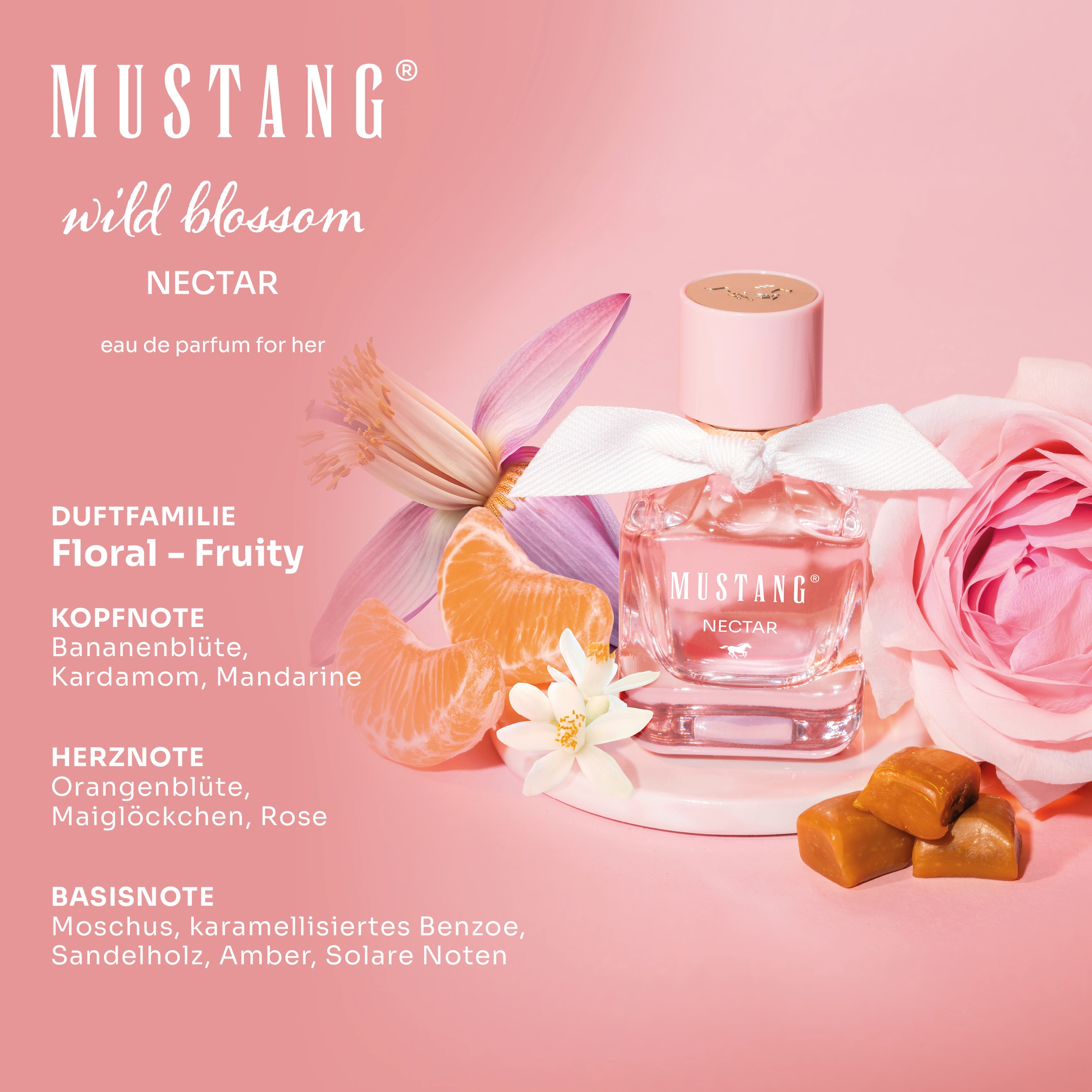 MUSTANG Eau de Parfum »WILD BLOSSOM NECTAR FOR HER EDP« 30 ml