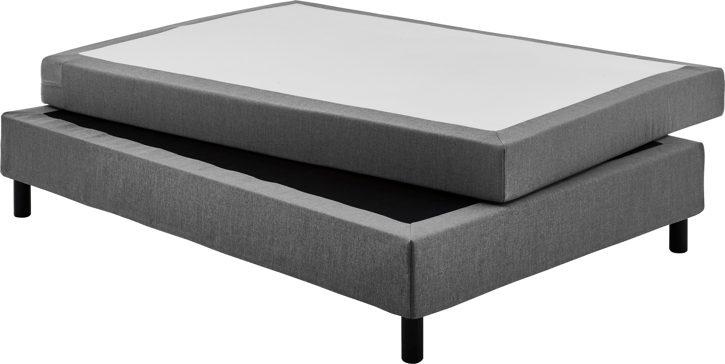 ATLANTIC home collection Boxbett »Happy« ohne Kopfteil, mit Topper, wahlweise mit oder ohne Bettwaren