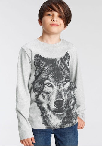 Langarmshirt »Wolf«