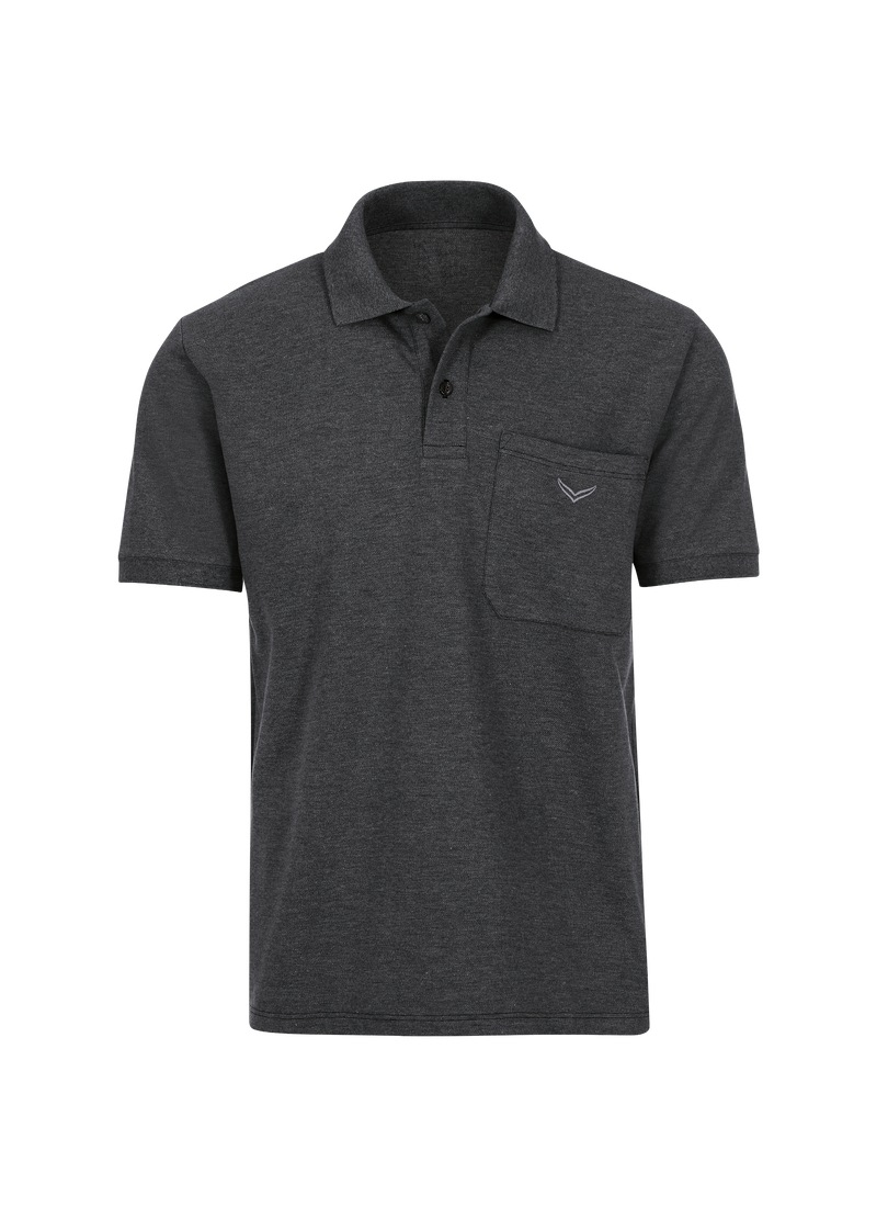 Trigema Poloshirt »TRIGEMA Polohemd mit Brusttasche«, (1 tlg.)