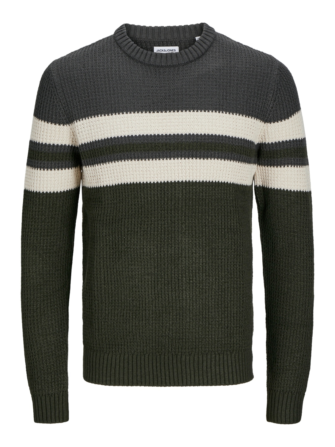 Jack & Jones Rundhalspullover »JJSANDER KNIT CREW NECK«